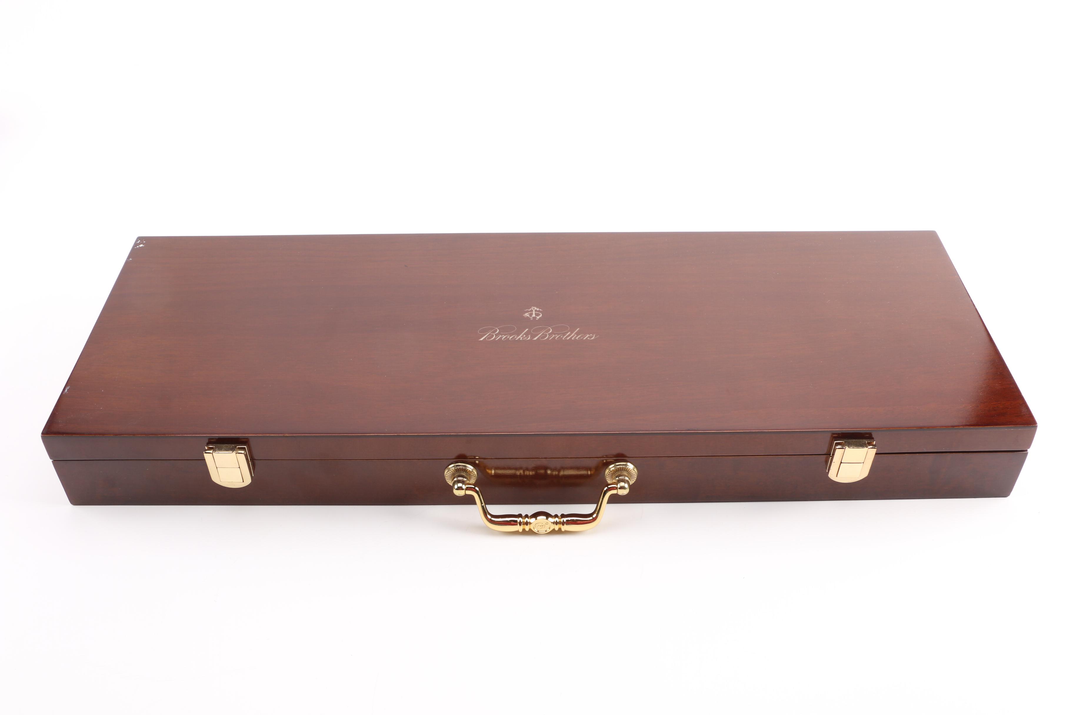 Brooks Brothers Poker Set and Mahjong Set