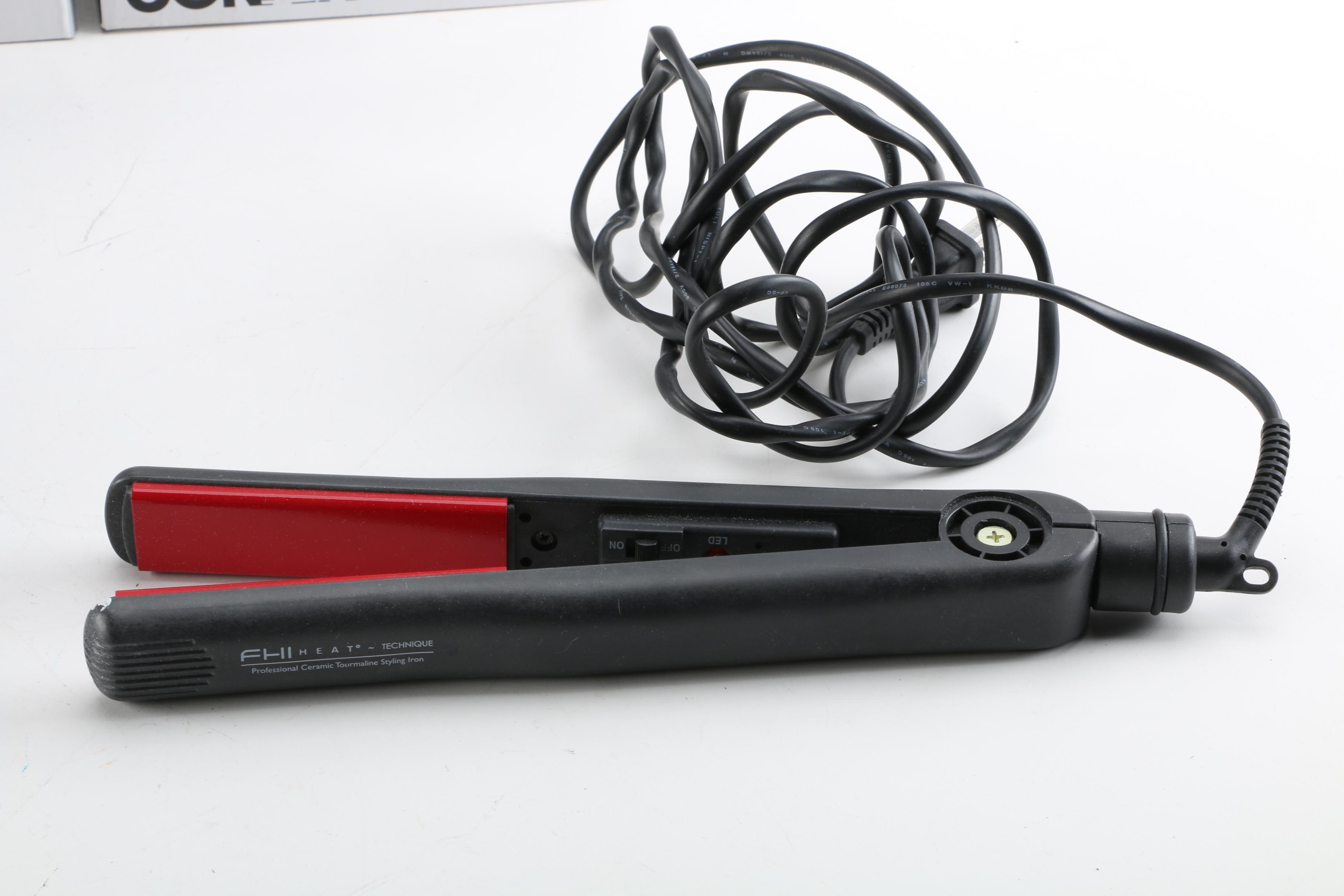 Vanity Appliances Including Brookstone Jewelry Cleaner