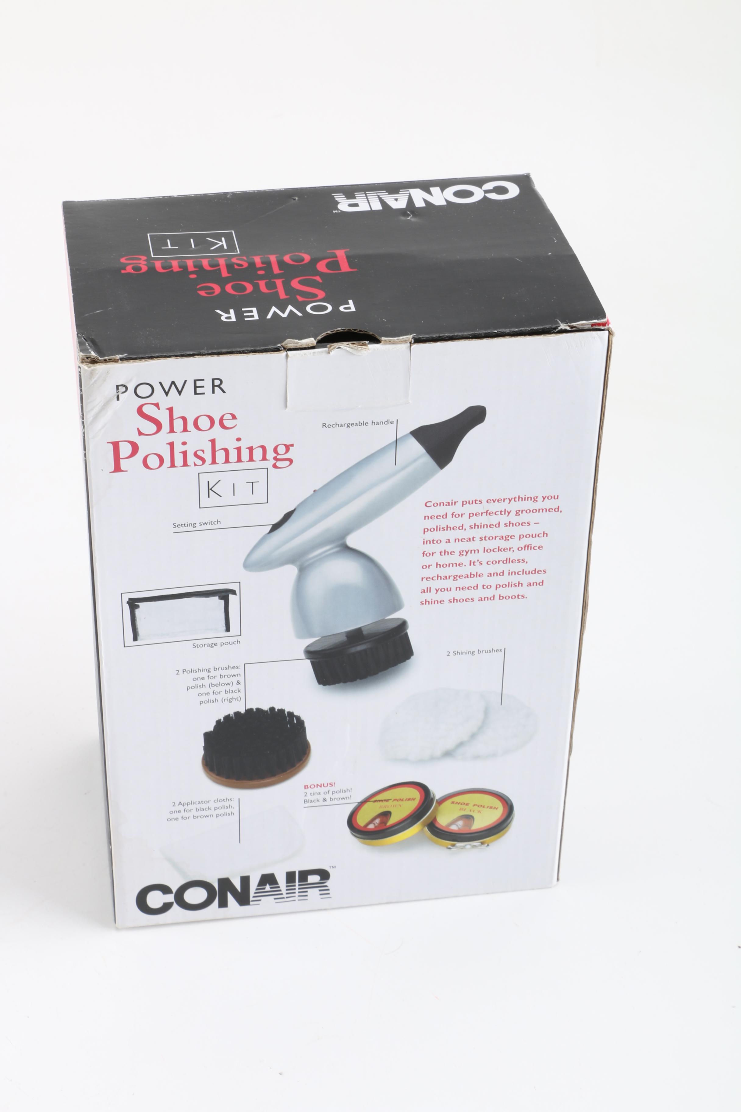 Vanity Appliances Including Brookstone Jewelry Cleaner