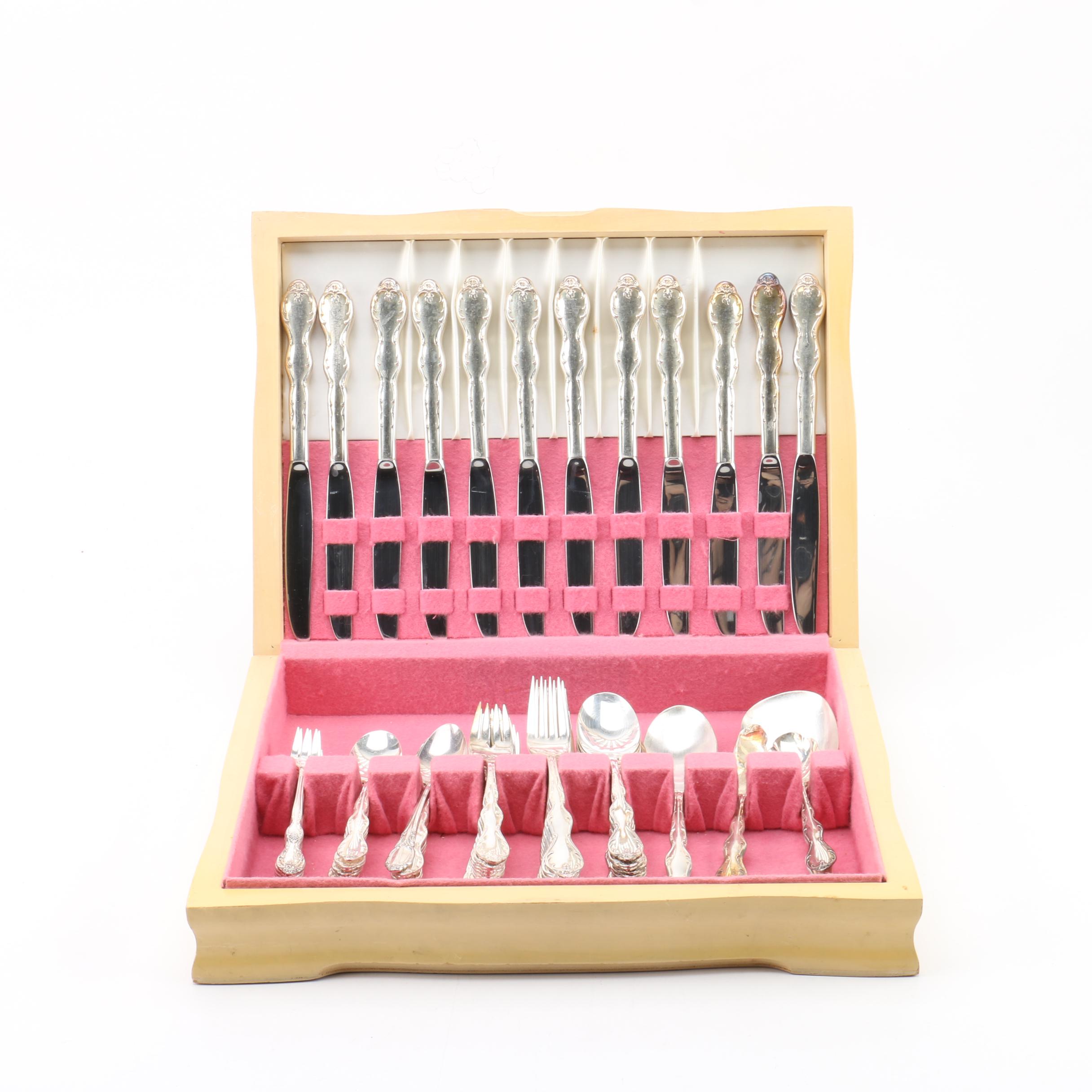 Wm Rogers Mfg. Co. "Camelot/Melody" Silver-Plated Flatware Set