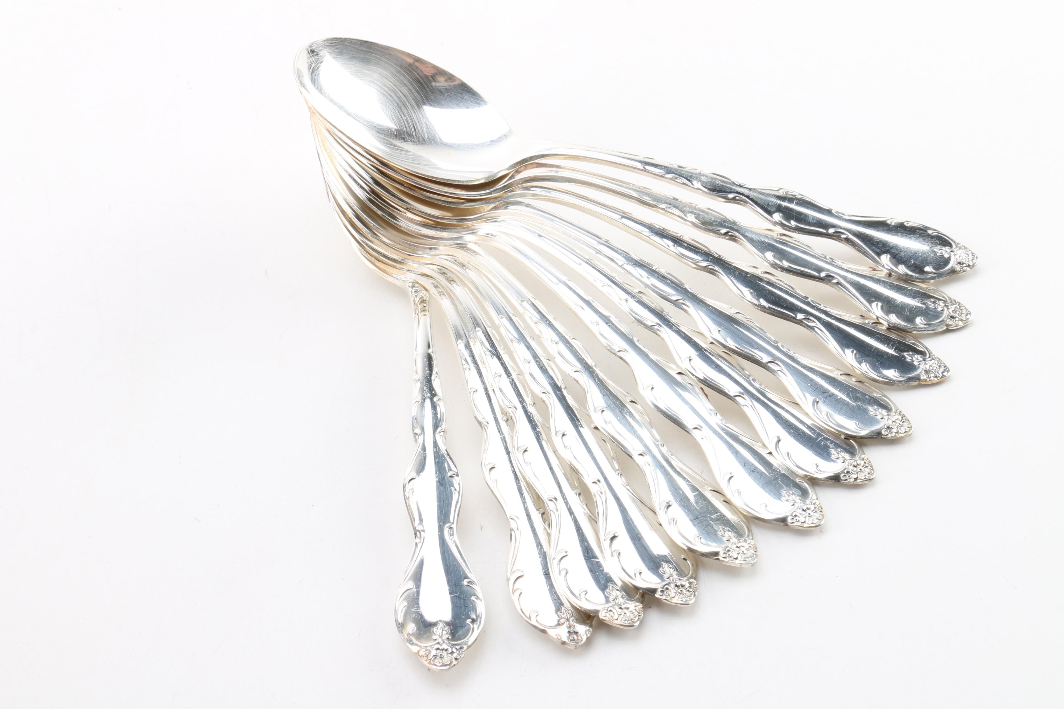 Wm Rogers Mfg. Co. "Camelot/Melody" Silver-Plated Flatware Set