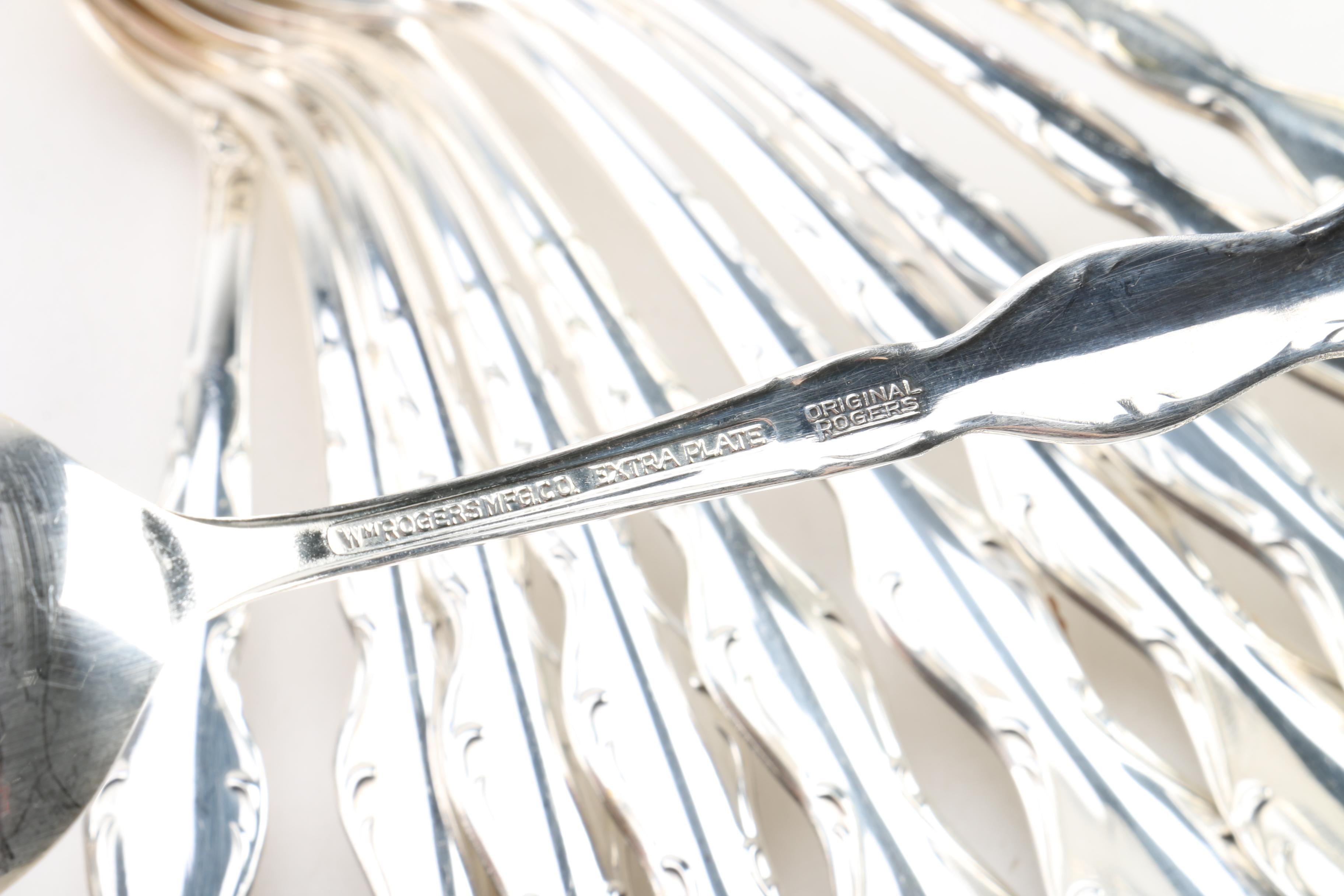 Wm Rogers Mfg. Co. "Camelot/Melody" Silver-Plated Flatware Set