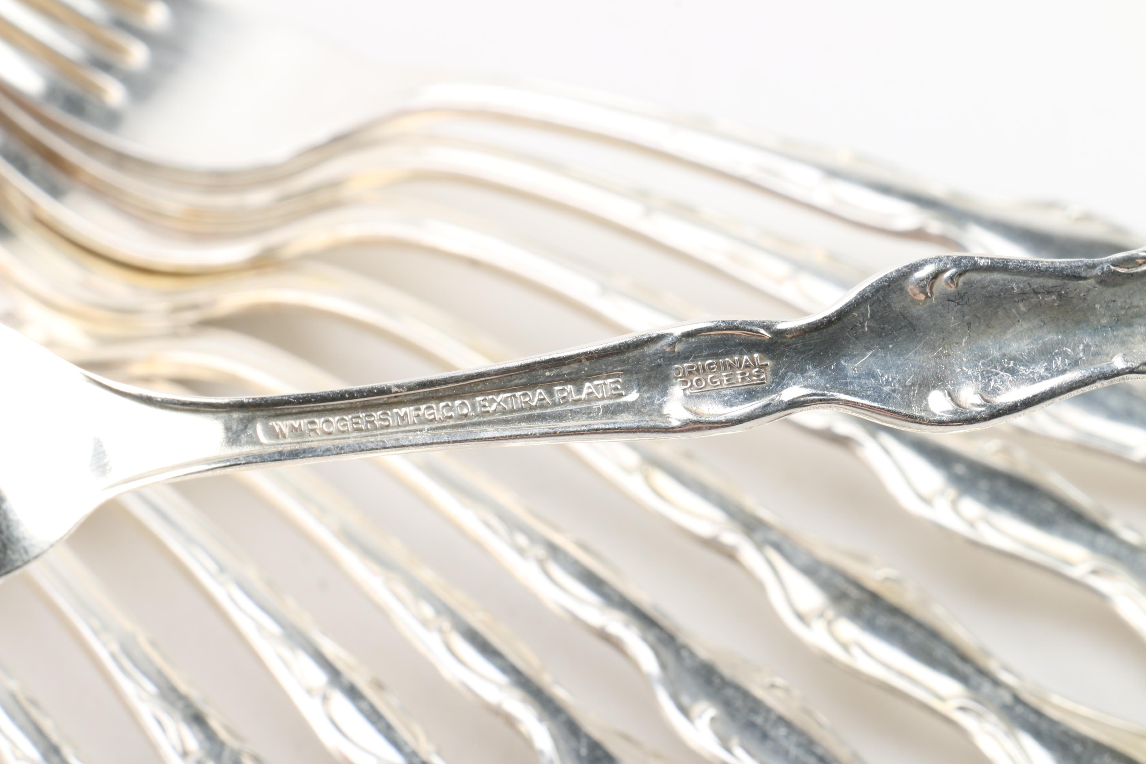 Wm Rogers Mfg. Co. "Camelot/Melody" Silver-Plated Flatware Set