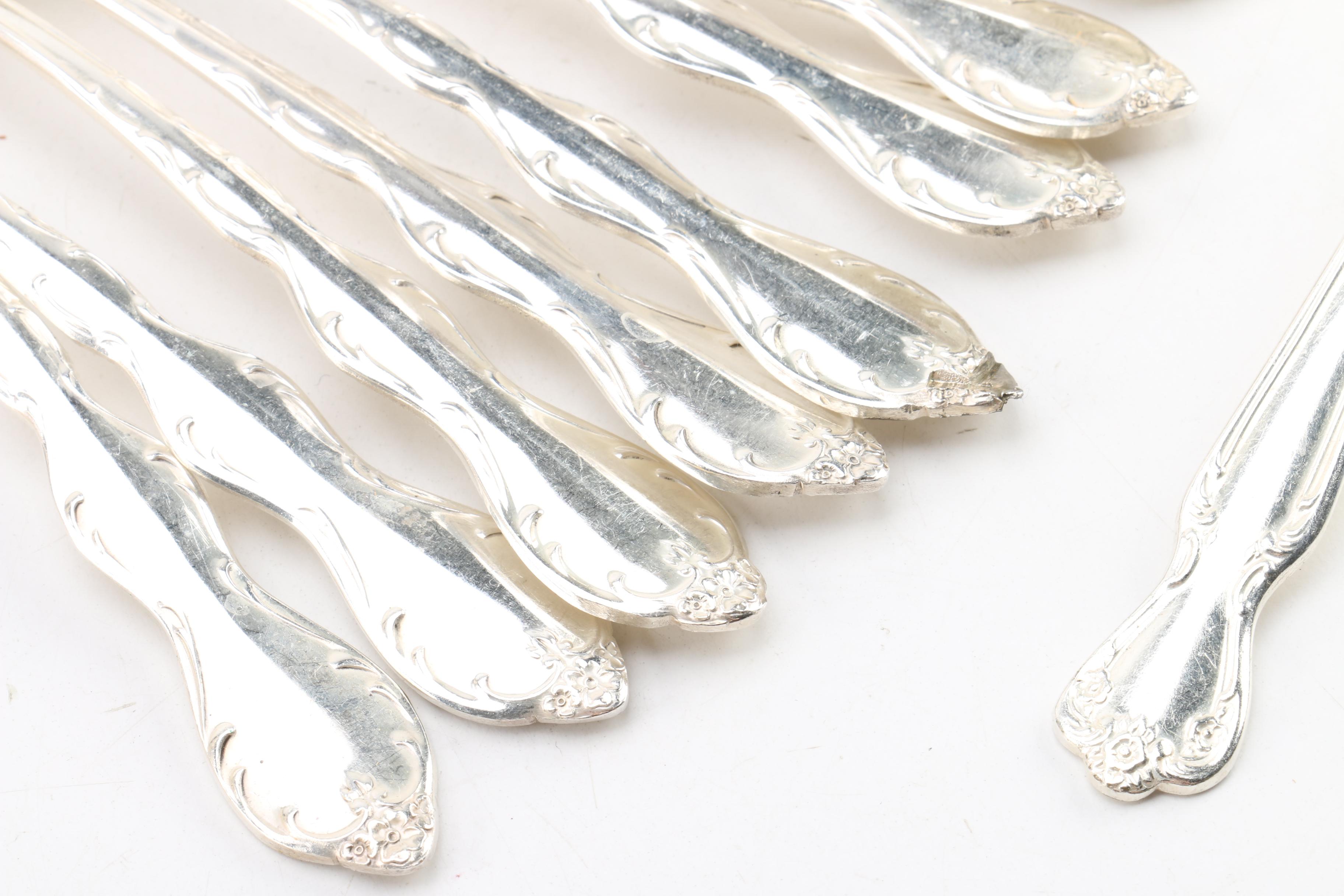 Wm Rogers Mfg. Co. "Camelot/Melody" Silver-Plated Flatware Set