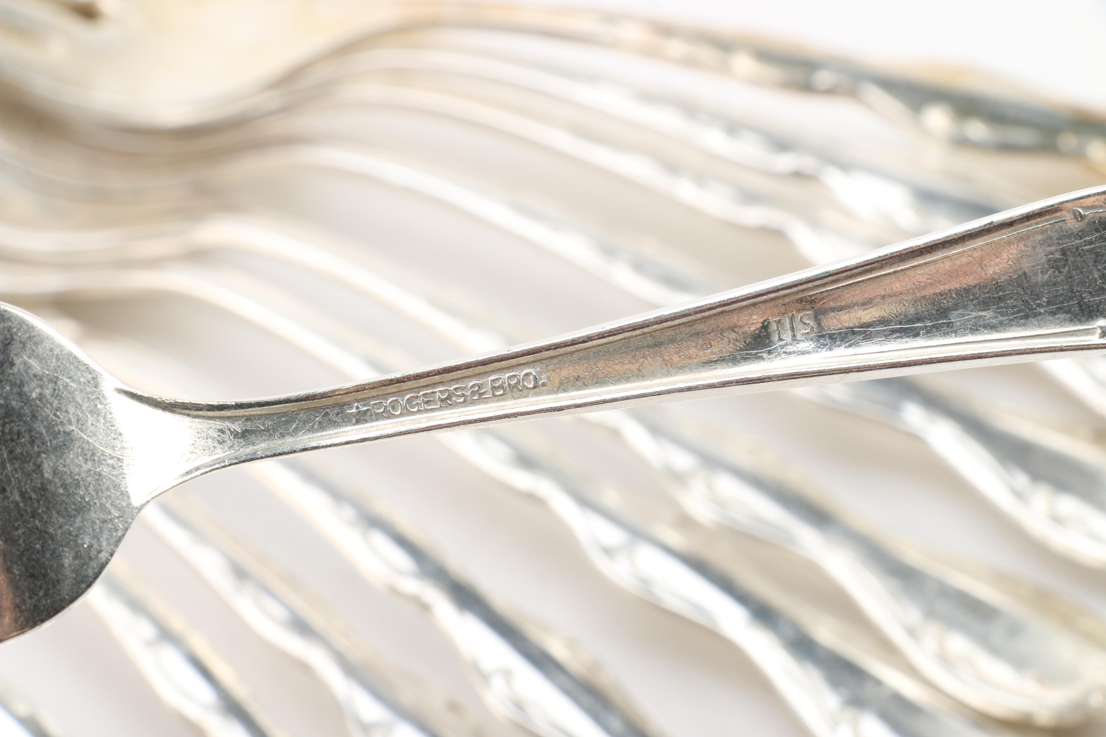 Wm Rogers Mfg. Co. "Camelot/Melody" Silver-Plated Flatware Set