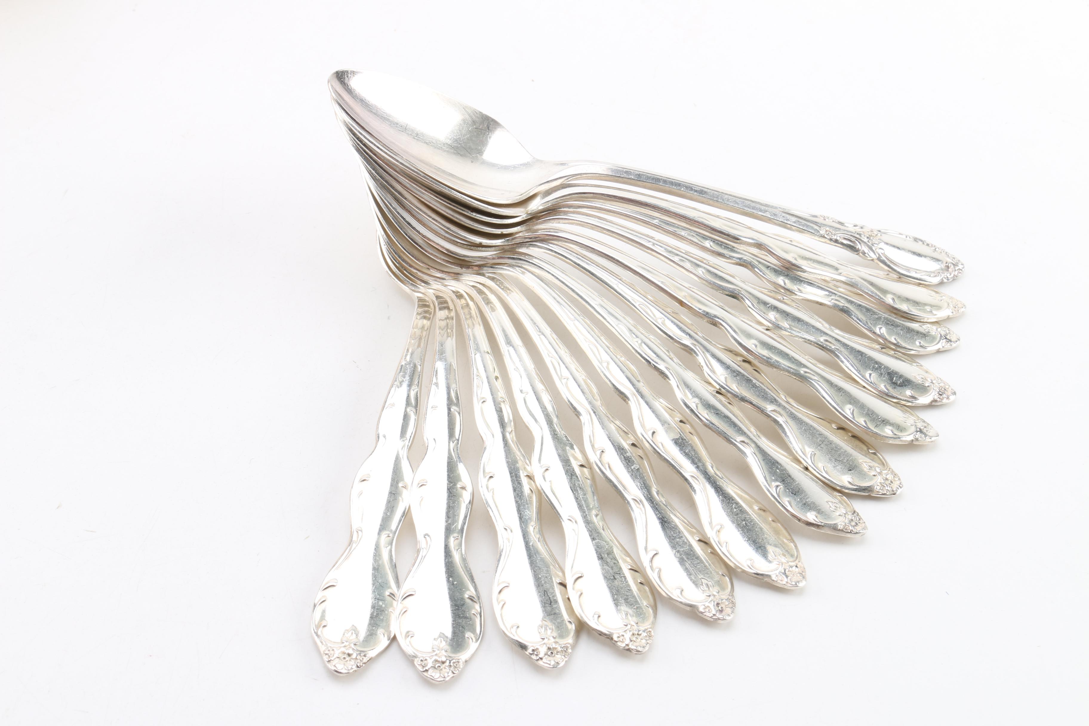 Wm Rogers Mfg. Co. "Camelot/Melody" Silver-Plated Flatware Set