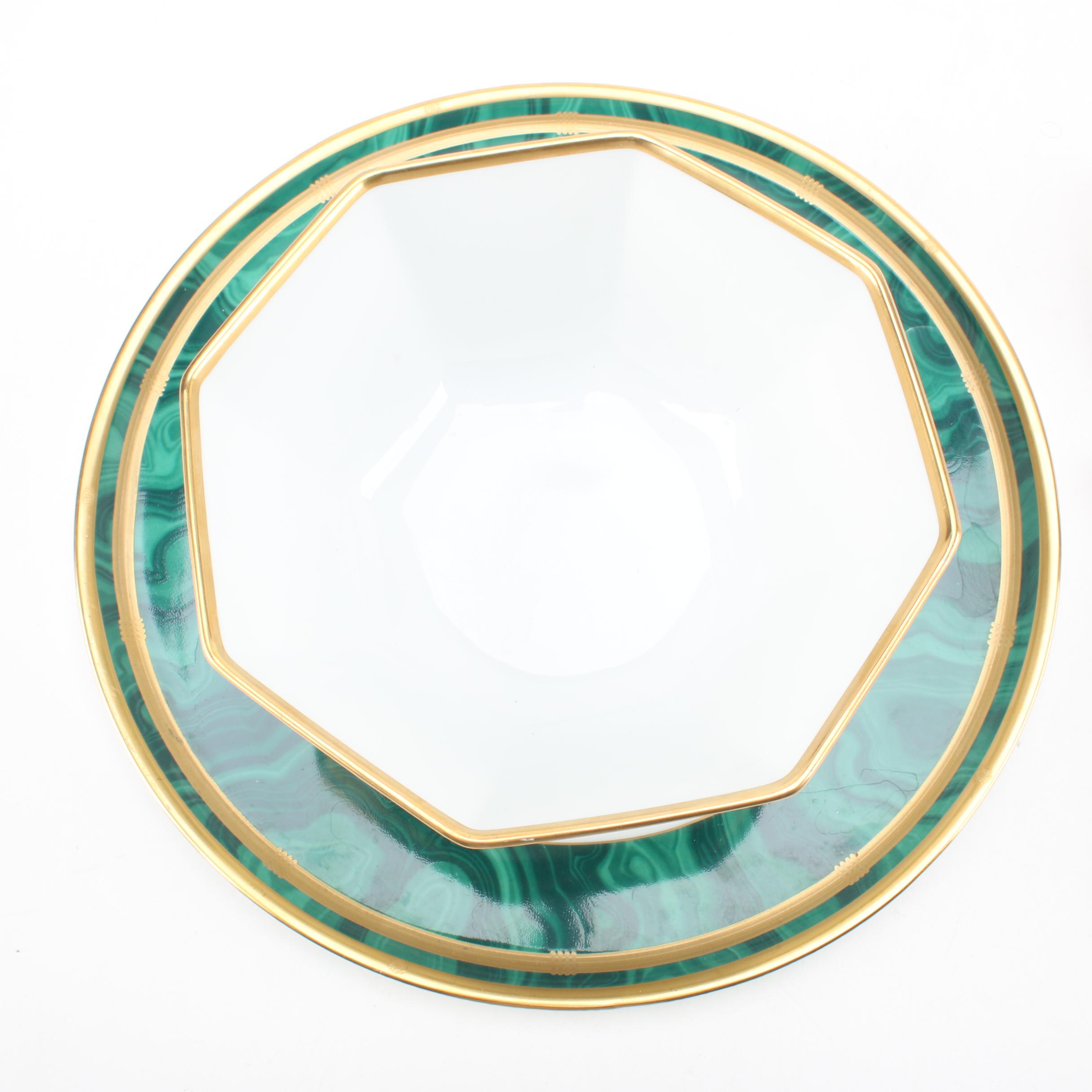 Christian Dior "Gaudron Malachite" Serveware