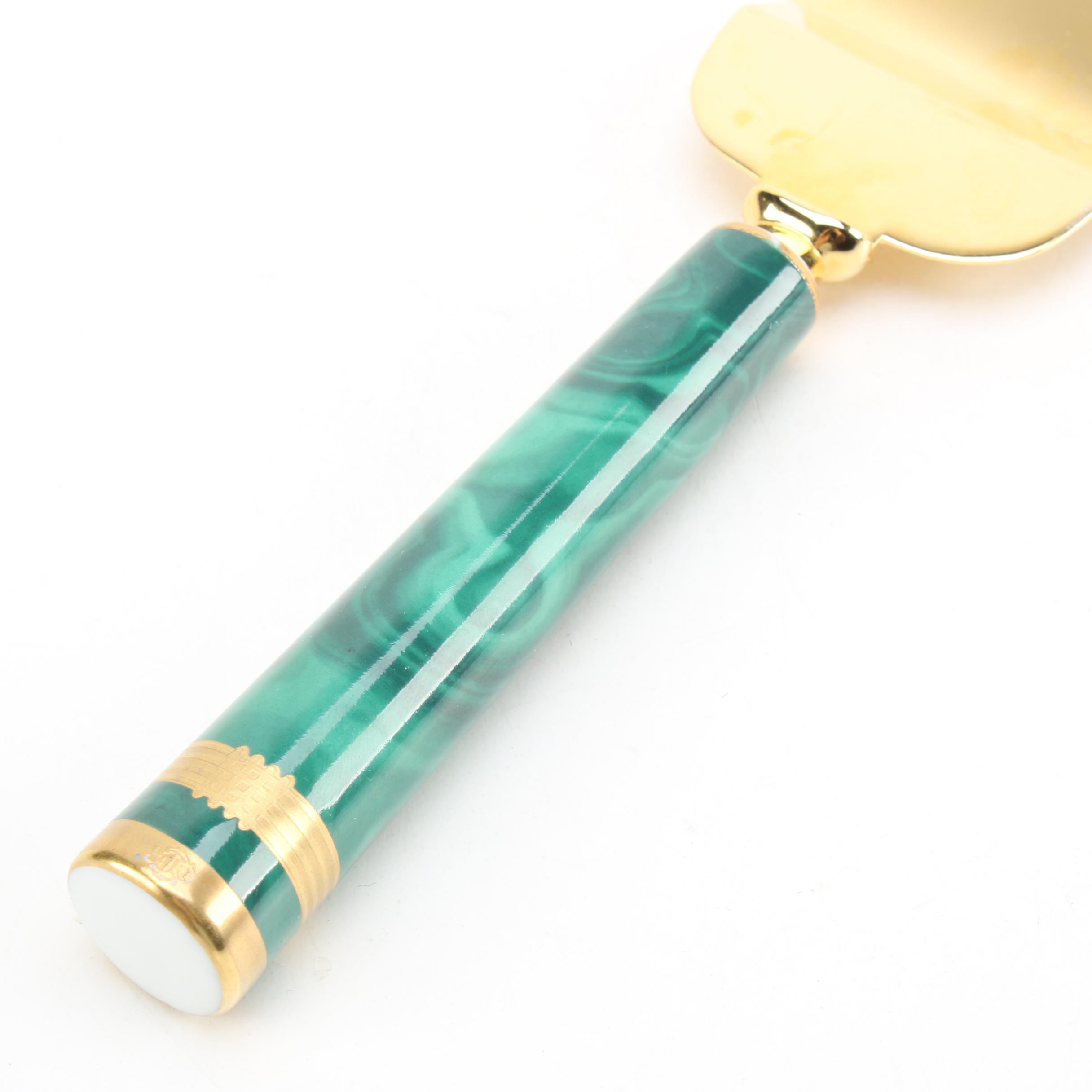 Christian Dior "Gaudron Malachite" Serveware