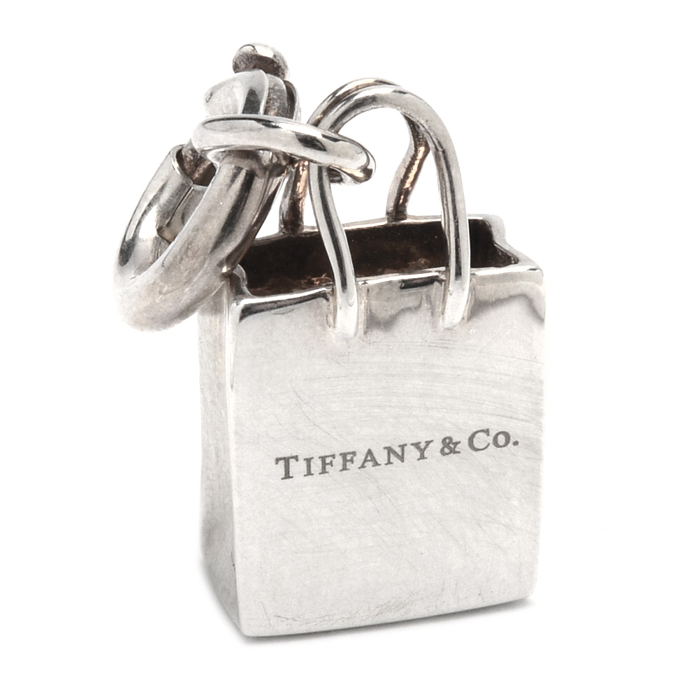 Tiffany & Co. Sterling Silver Shopping Bag Charm