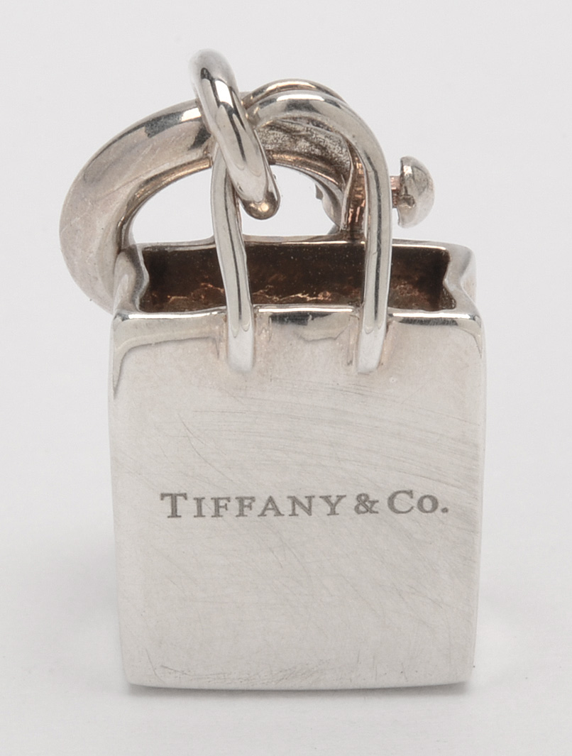 Tiffany & Co. Sterling Silver Shopping Bag Charm