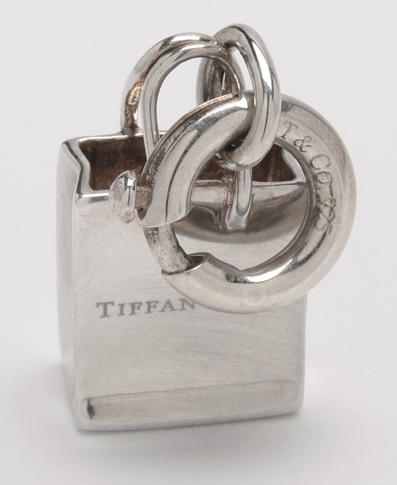 Tiffany & Co. Sterling Silver Shopping Bag Charm