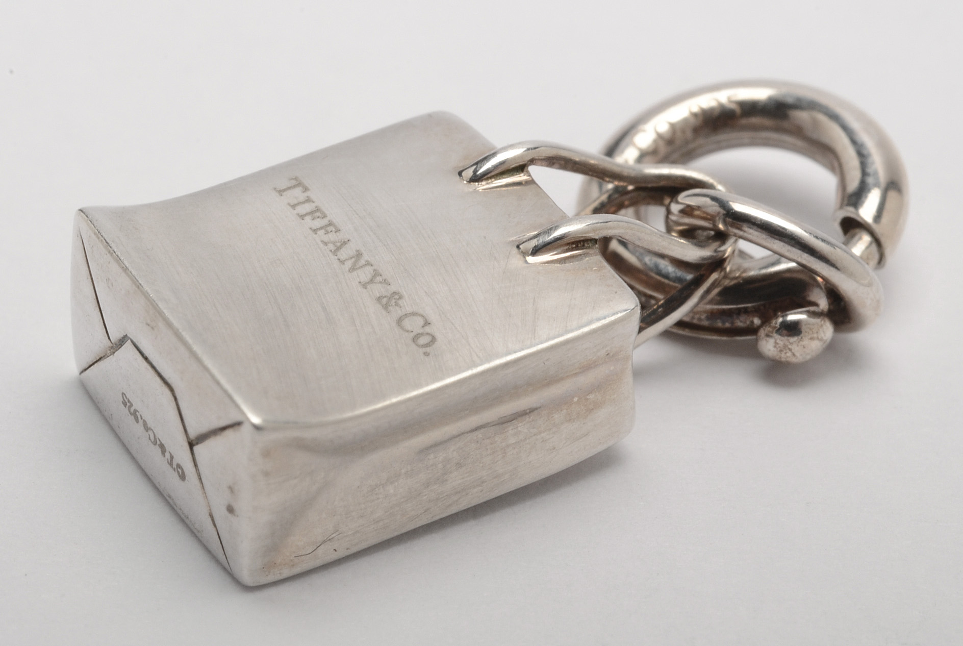 Tiffany & Co. Sterling Silver Shopping Bag Charm