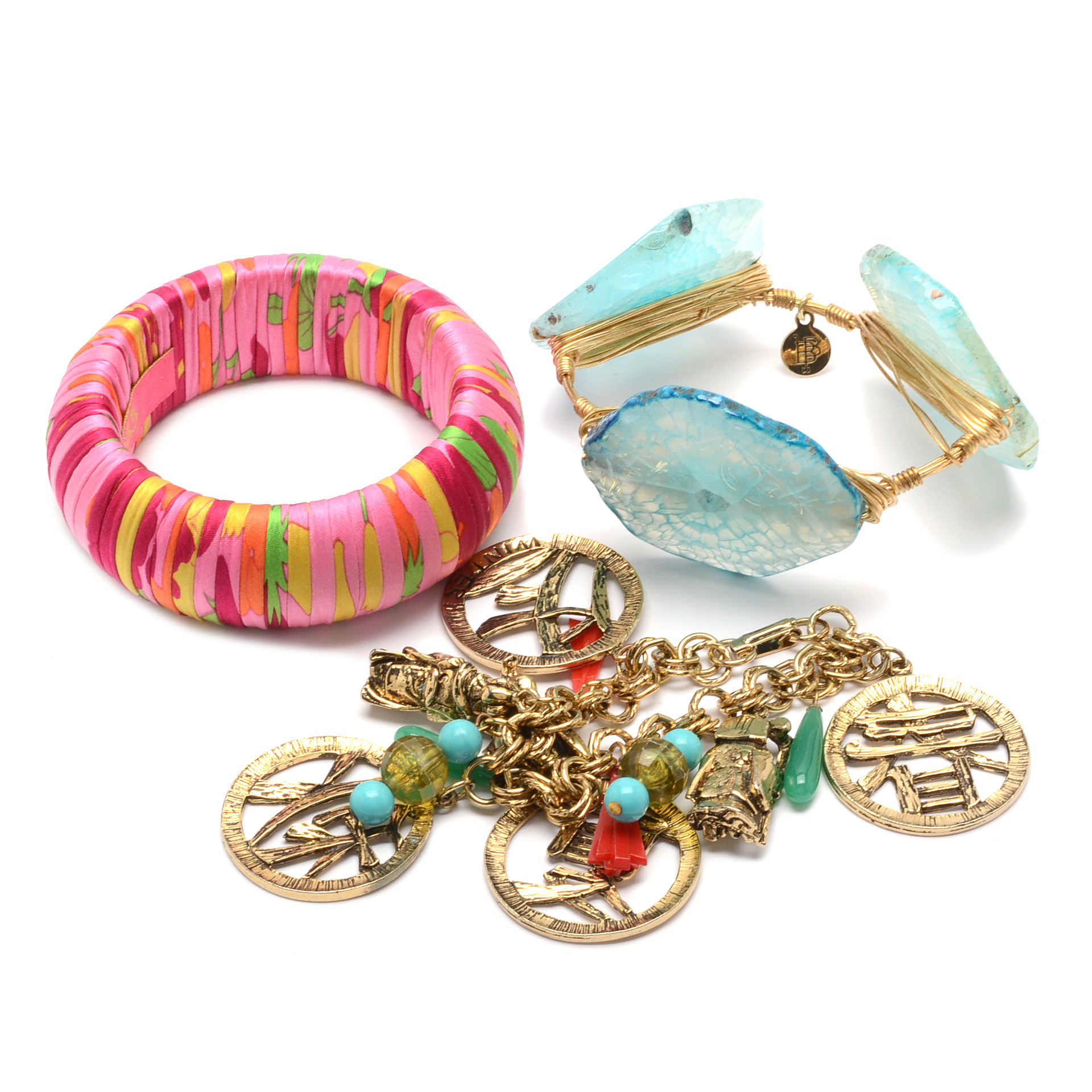 Three Statement Bracelets Including Cara New York