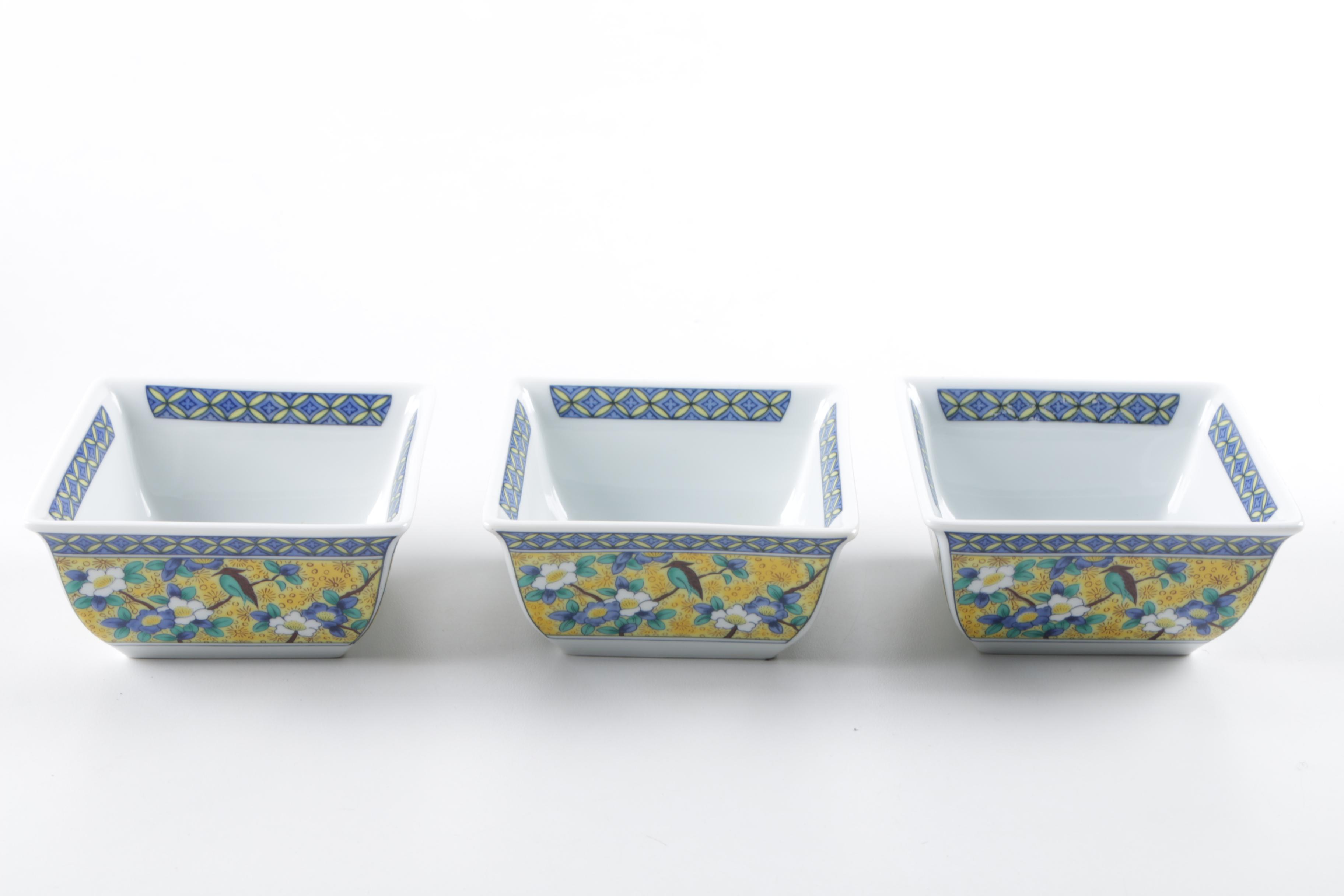 Ceramic Planter and Decorative Tableware Assortment