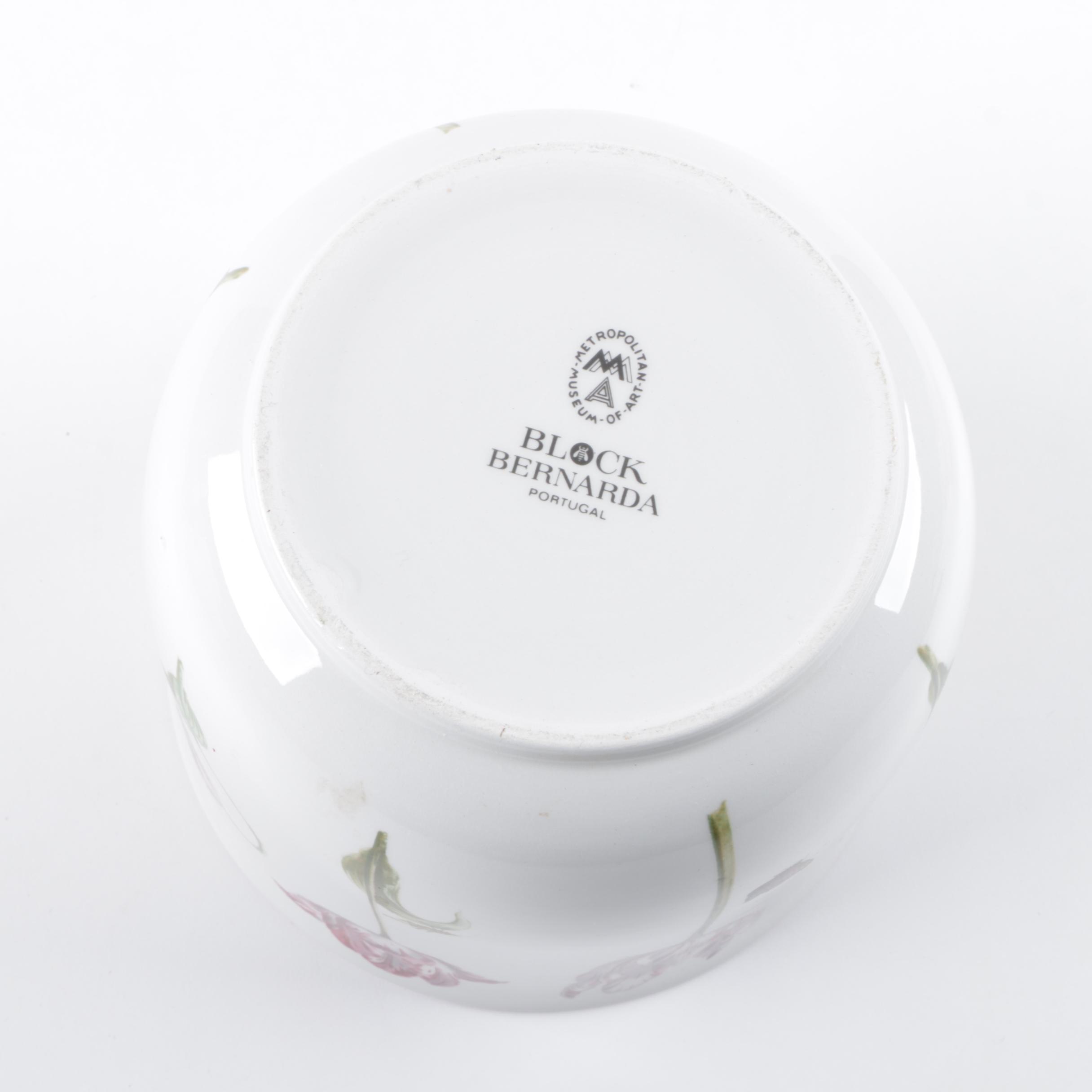 Ceramic Planter and Decorative Tableware Assortment