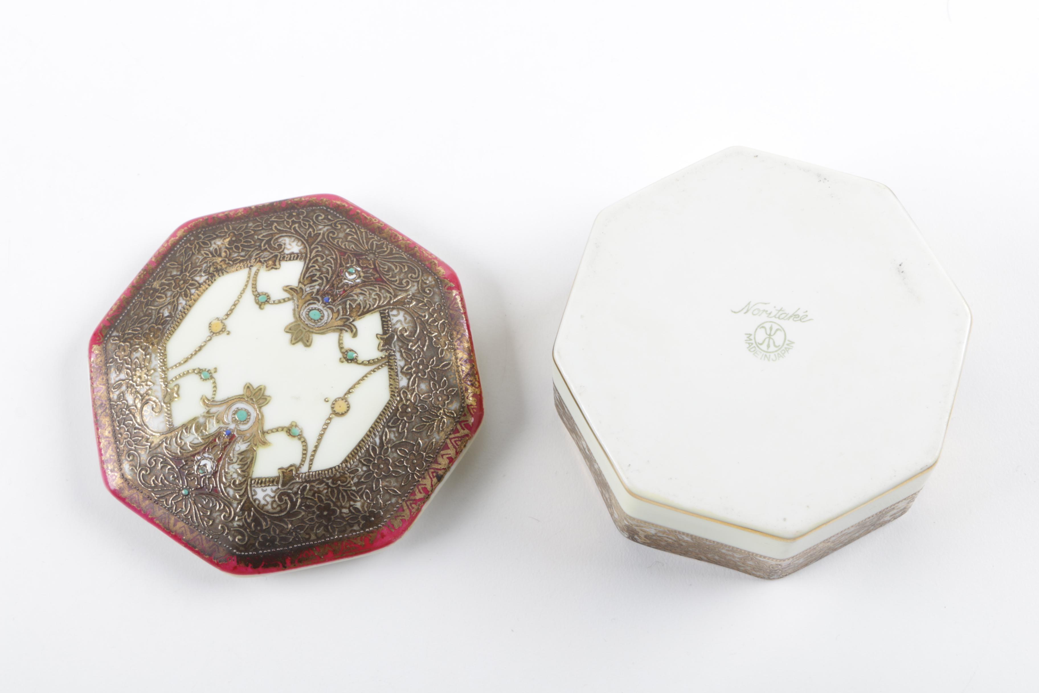 Noritake Porcelain Trinket Box