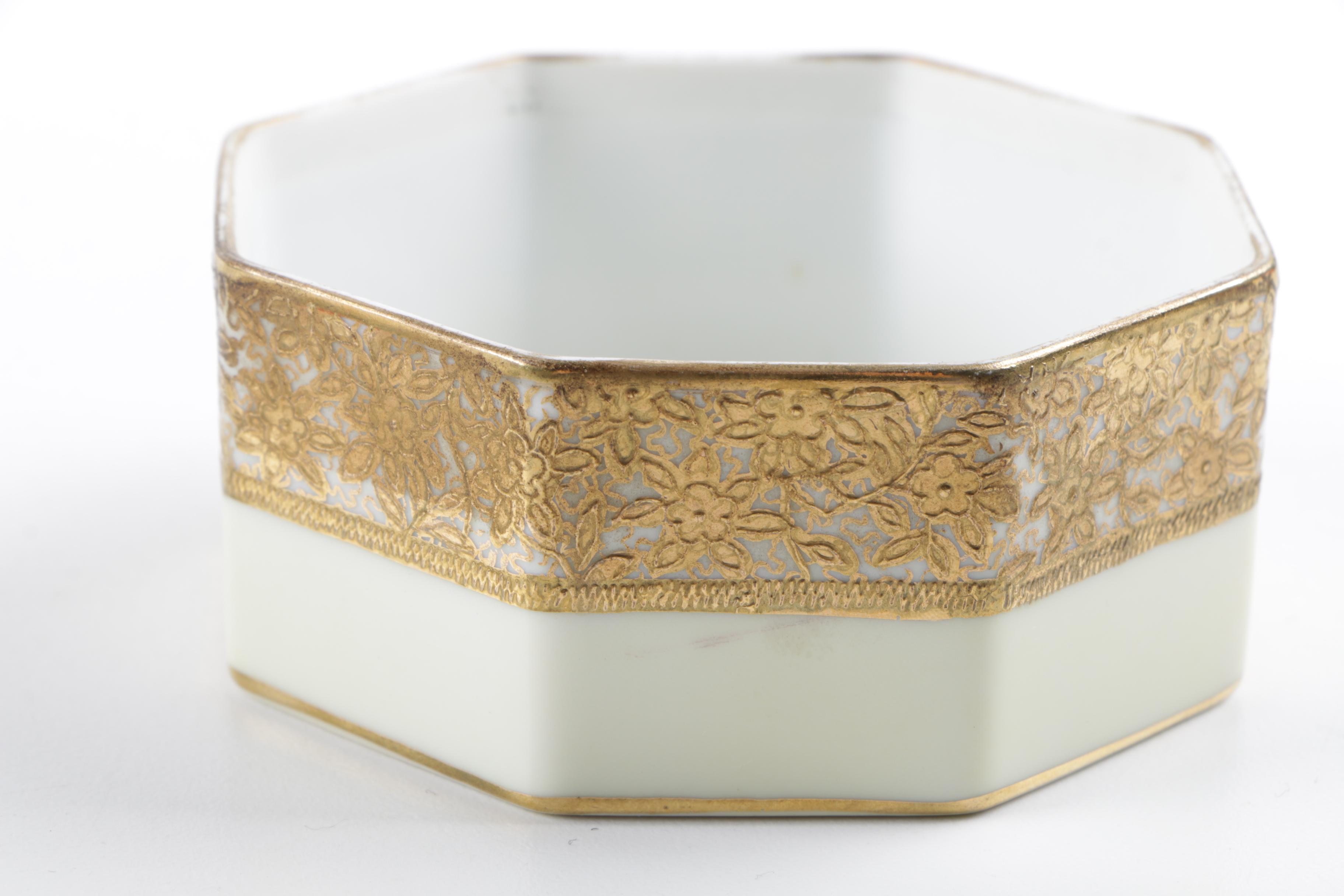 Noritake Porcelain Trinket Box