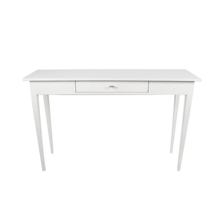 Contemporary Painted Wood Console Table