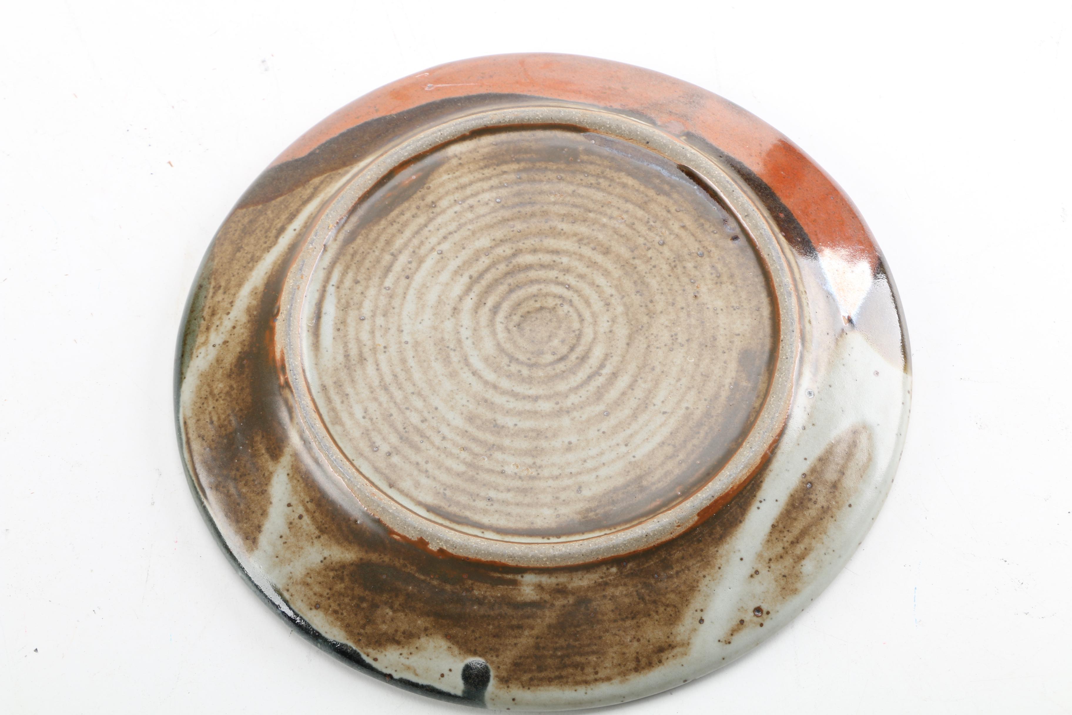 Hand Thrown Stoneware Colander and Underplate