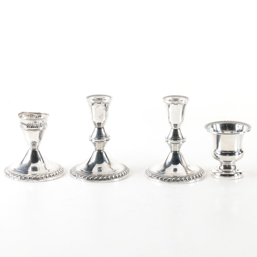 Poole and Duchin Creation Weighted Sterling Silver Candleholders and More