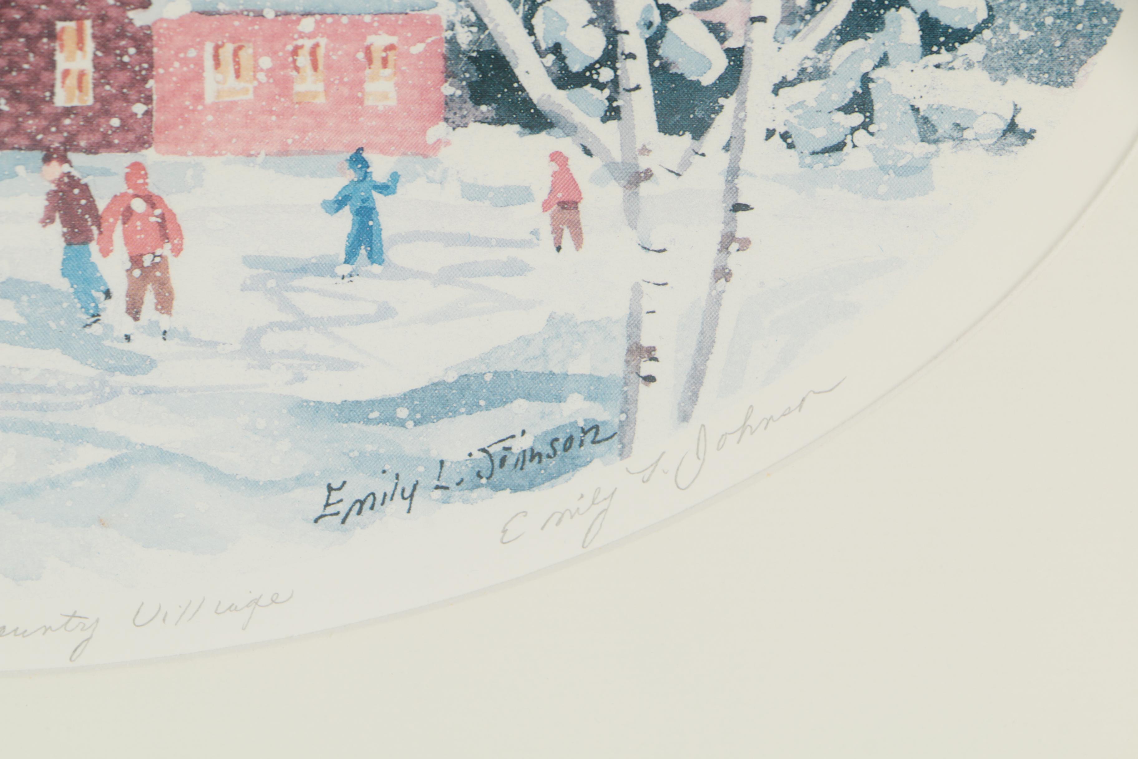 Emily L. Johnson Limited Edition Offset Lithograph Prints
