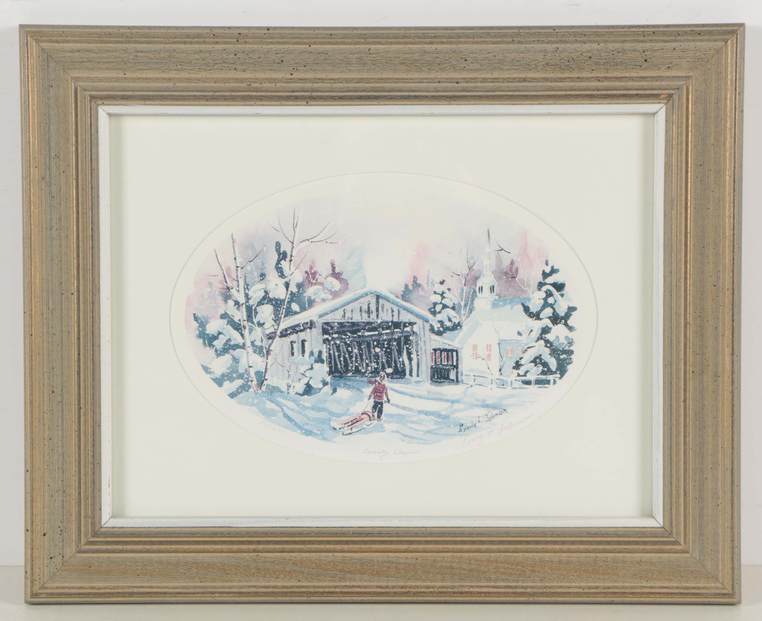 Emily L. Johnson Limited Edition Offset Lithograph Prints