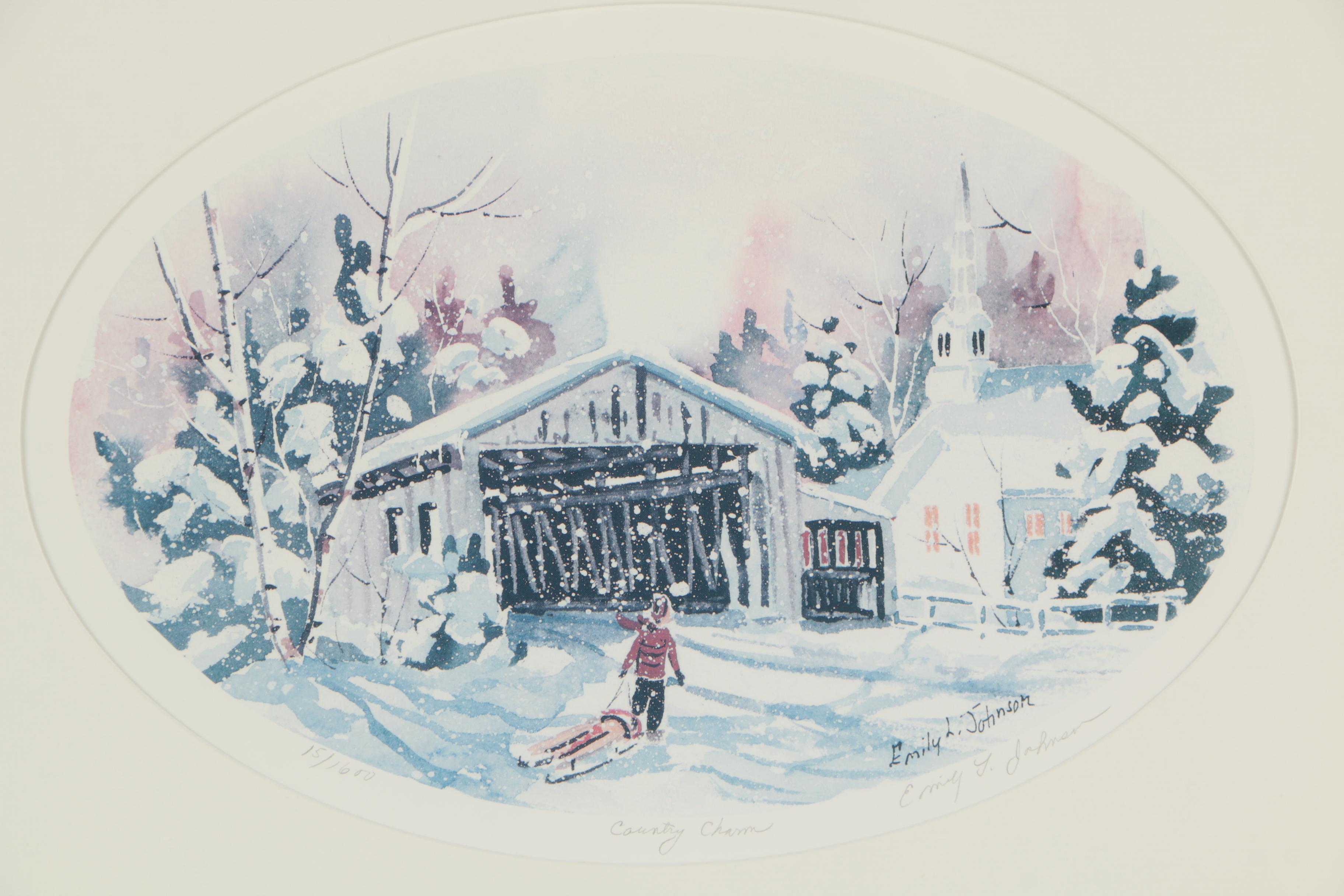 Emily L. Johnson Limited Edition Offset Lithograph Prints