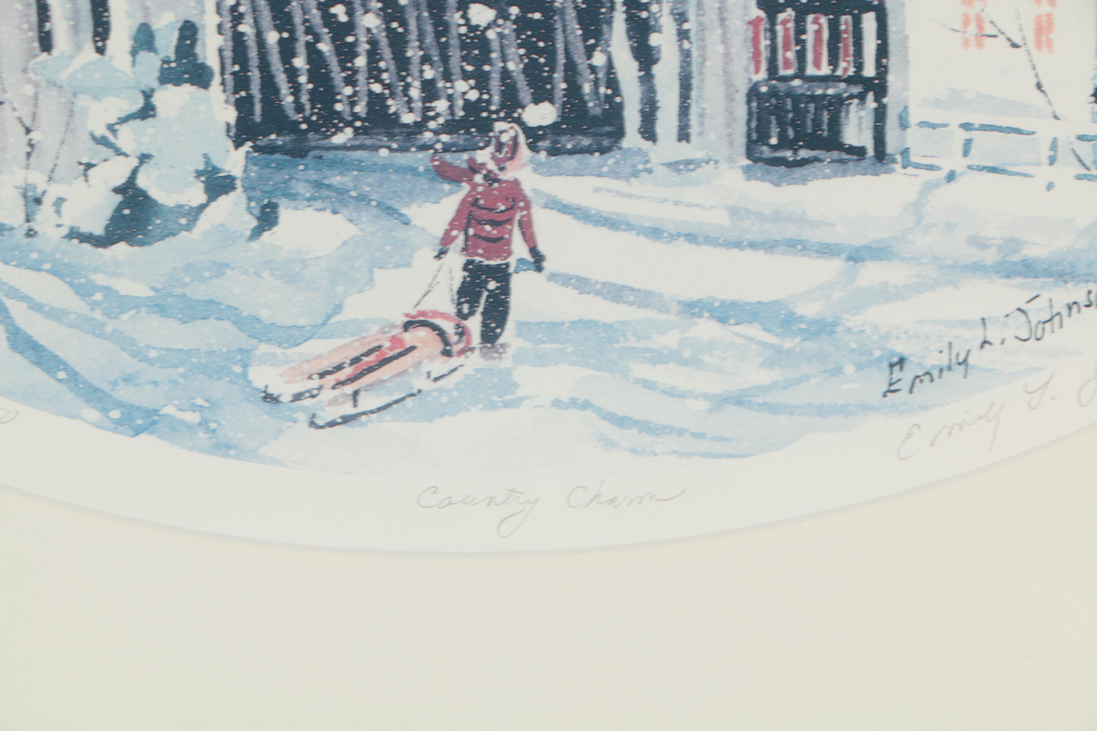 Emily L. Johnson Limited Edition Offset Lithograph Prints