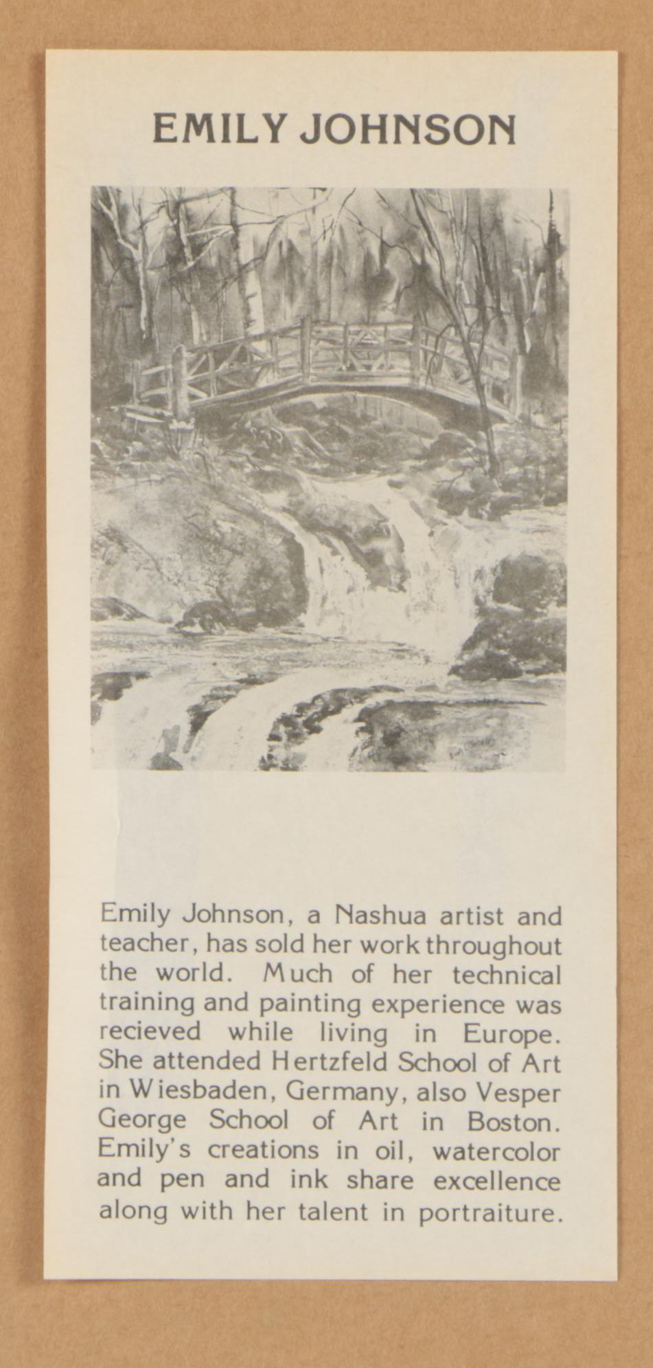 Emily L. Johnson Limited Edition Offset Lithograph Prints