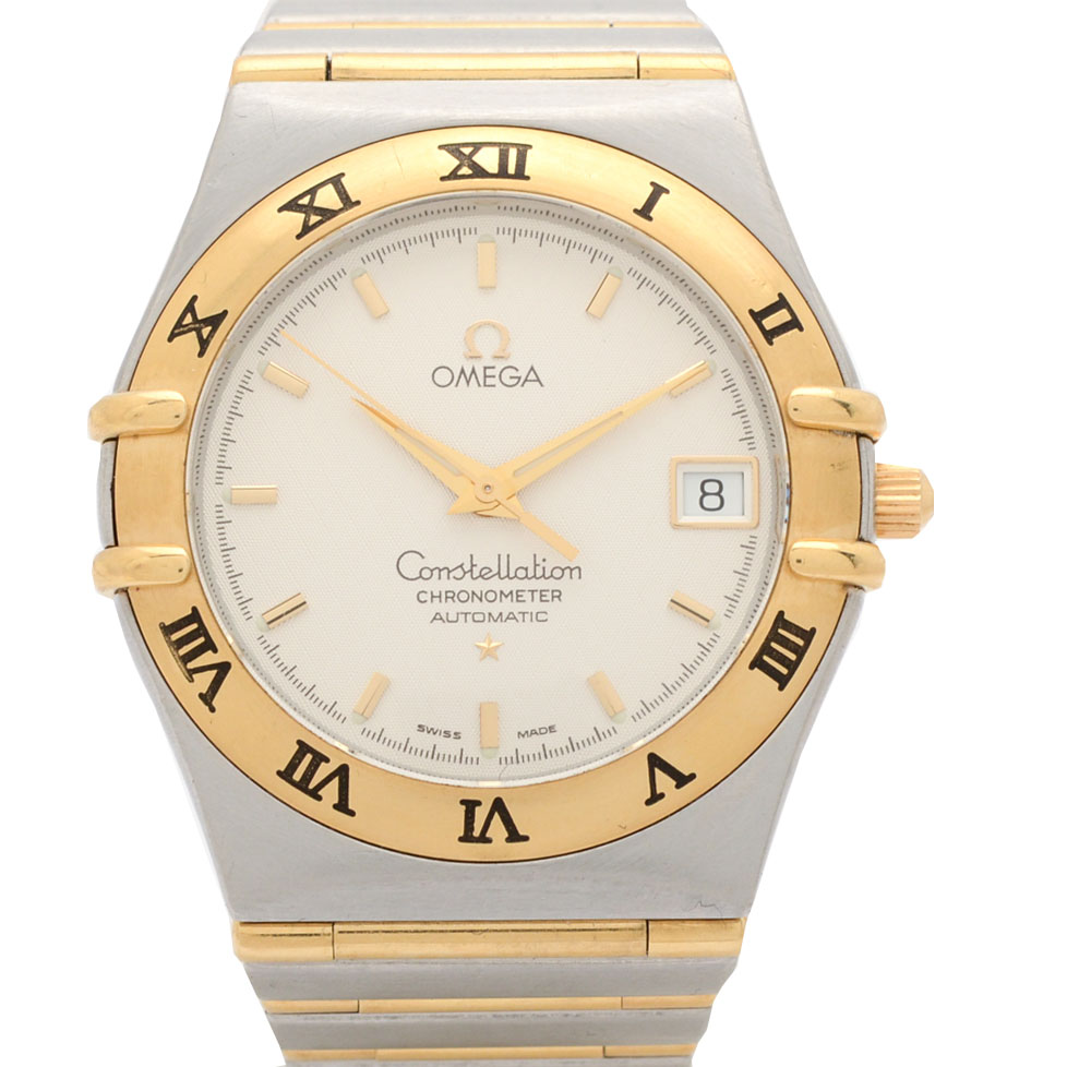 Omega "Constellation" 18K Gold and Stainless Steel Watch
