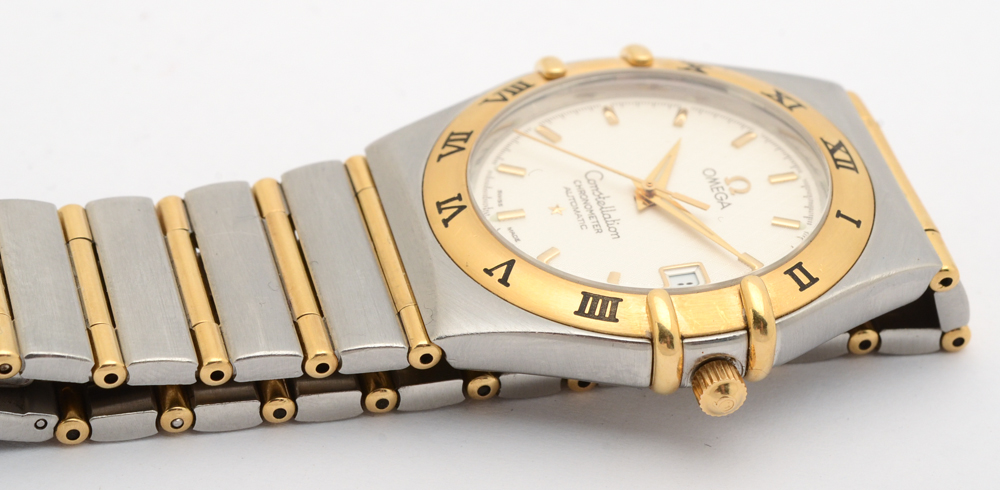 Omega "Constellation" 18K Gold and Stainless Steel Watch