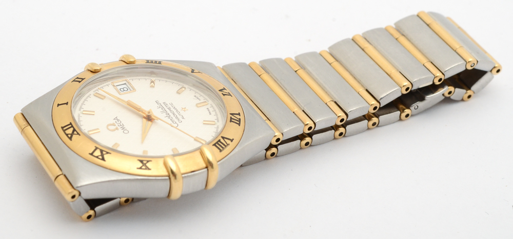 Omega "Constellation" 18K Gold and Stainless Steel Watch