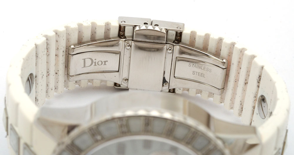 Christian Dior "Christal" Diamond Accented Chronograph Watch