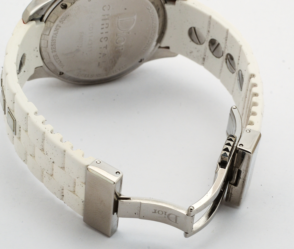 Christian Dior "Christal" Diamond Accented Chronograph Watch