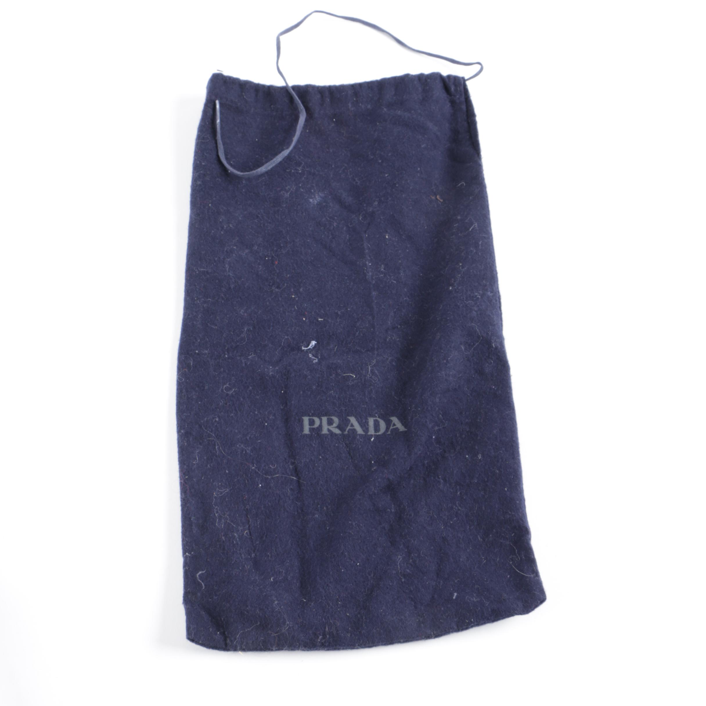 Men's Prada White Leather Sneakers with Grey Suede Trim