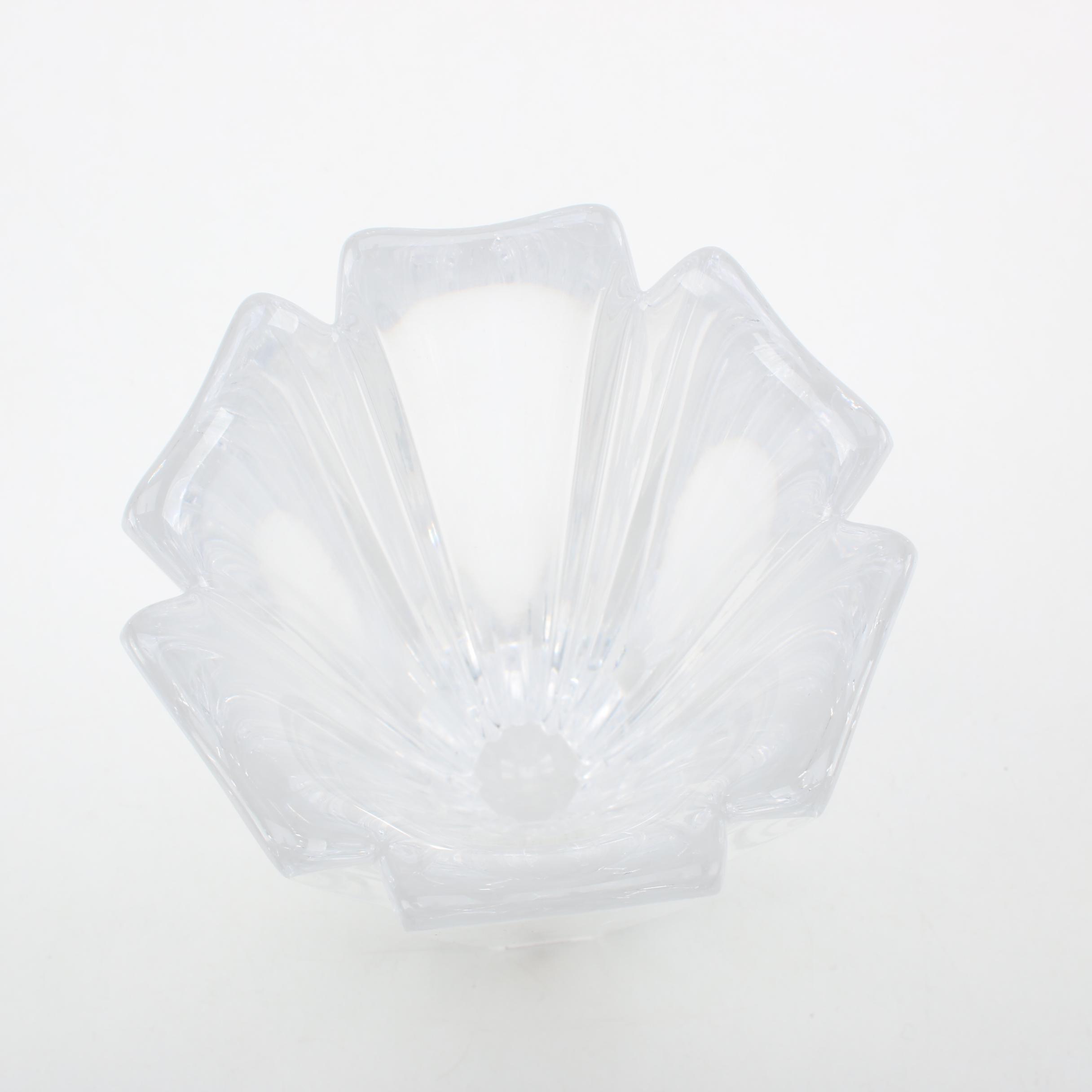 Orrefors Clear Crystal Vase