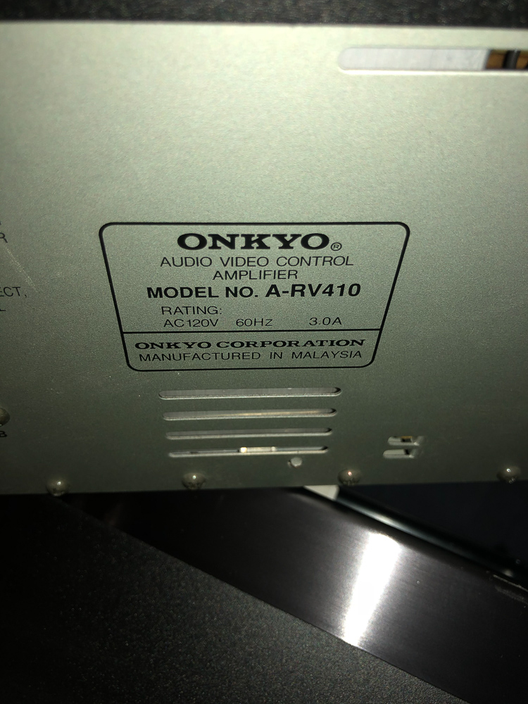 Onkyo Stereo System, Tower Speakers and Cabinet