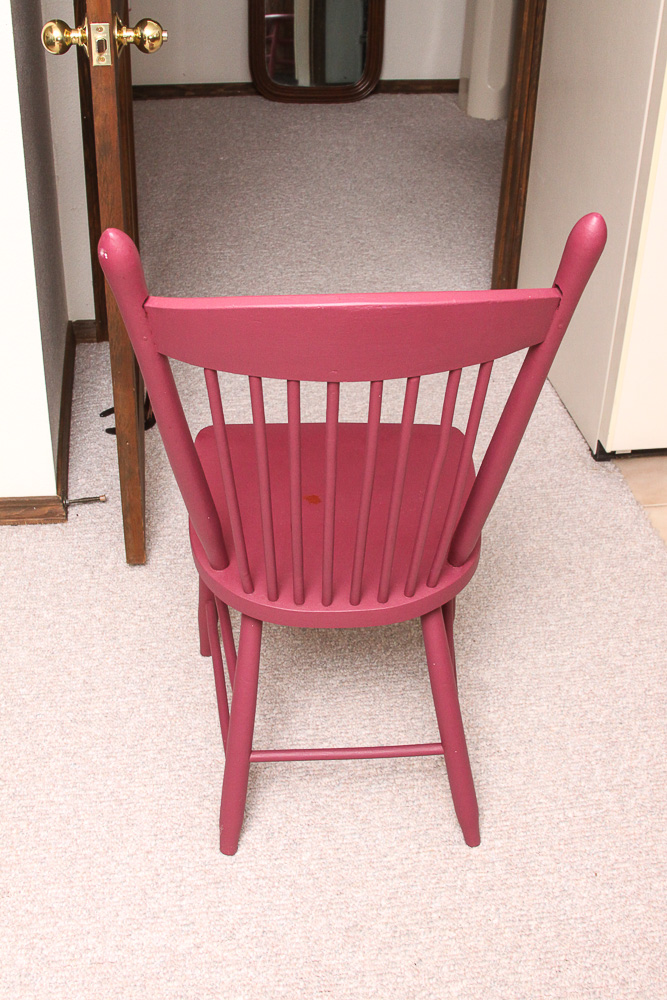 Painted Farmhouse Style Chair and Milking Stool