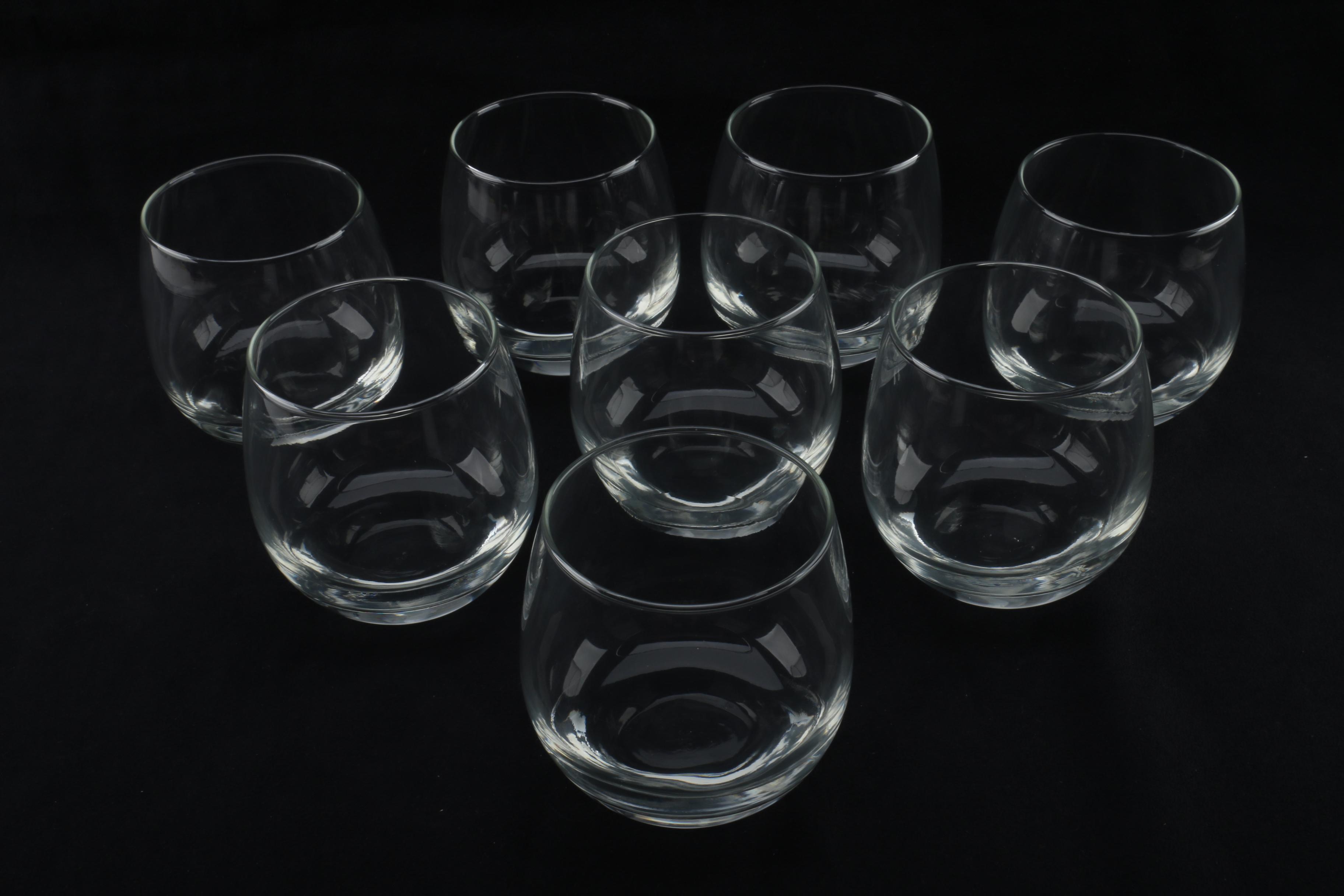 Collection of Stemless Wine Glasses
