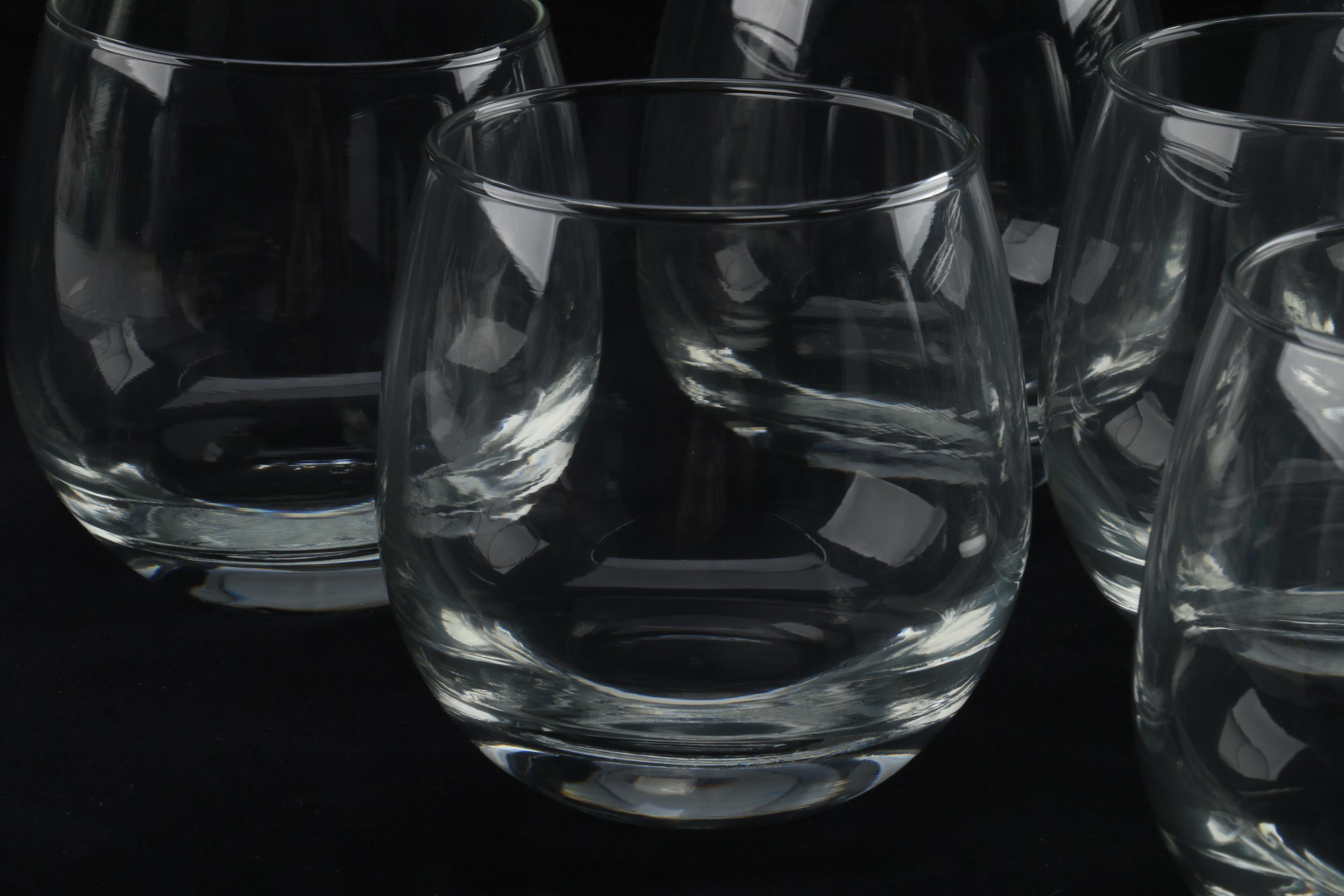 Collection of Stemless Wine Glasses