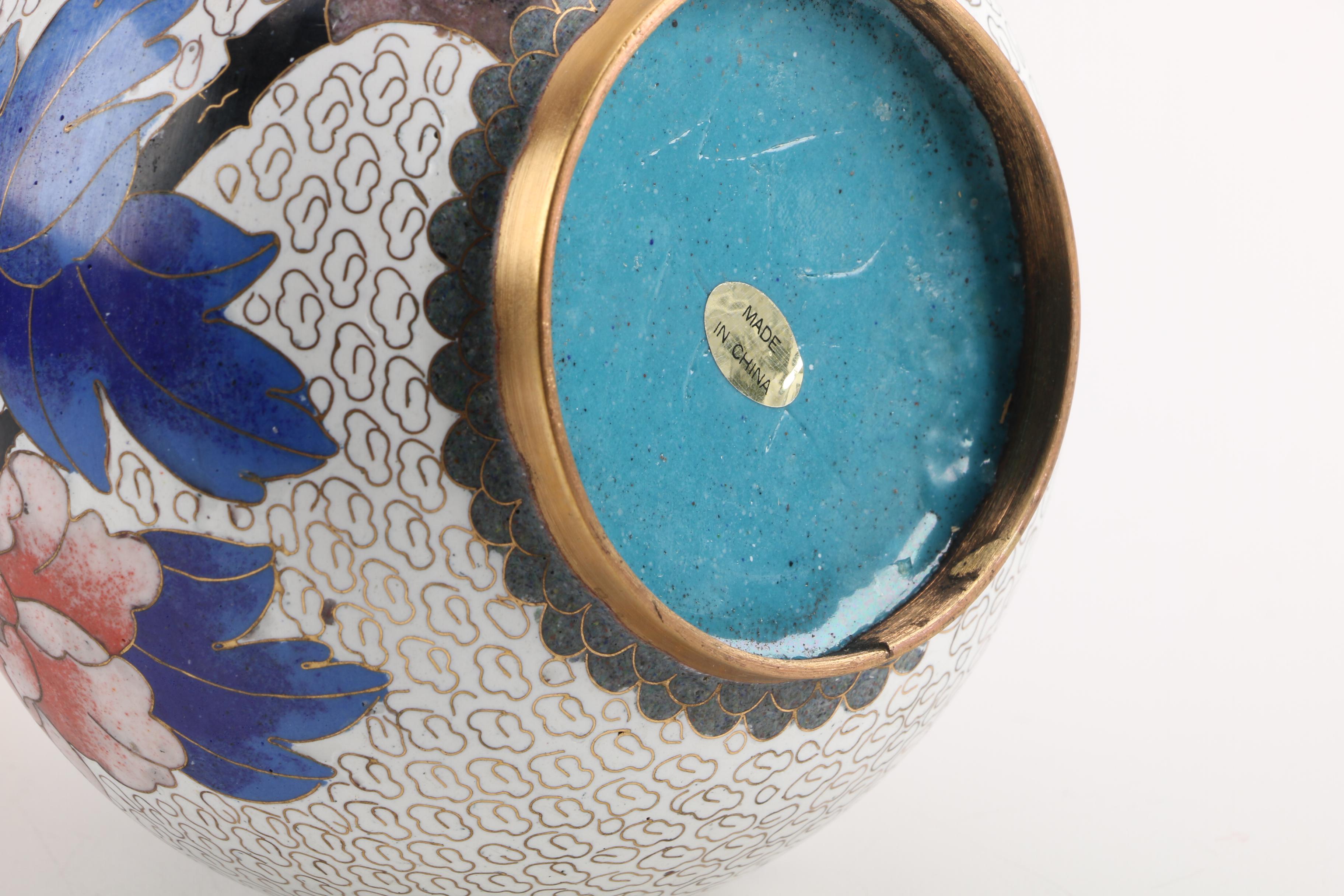 Chinese Cloisonné Vase