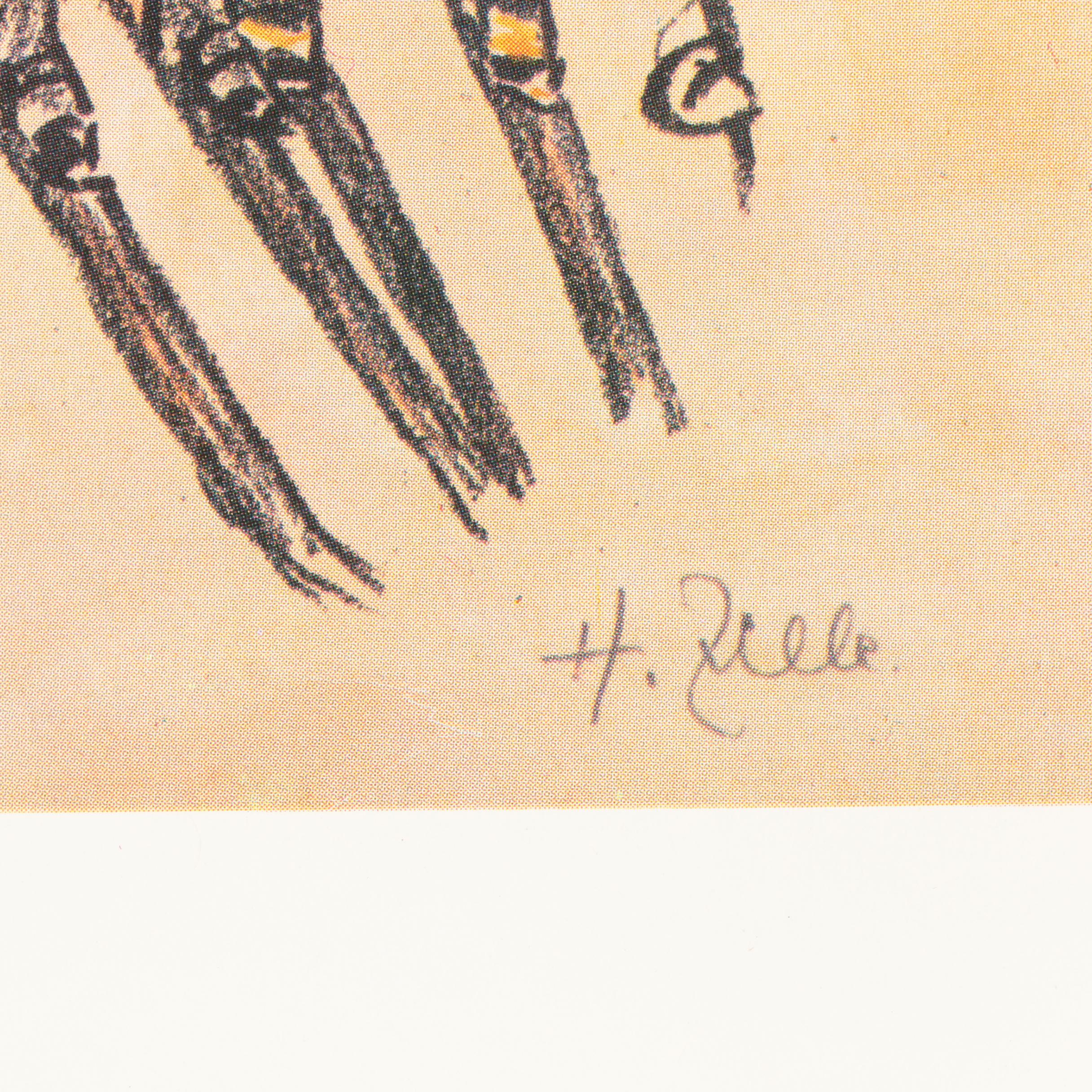 Offset Lithographic Reproduction Prints Featuring "New Yorker Magazine" Cover