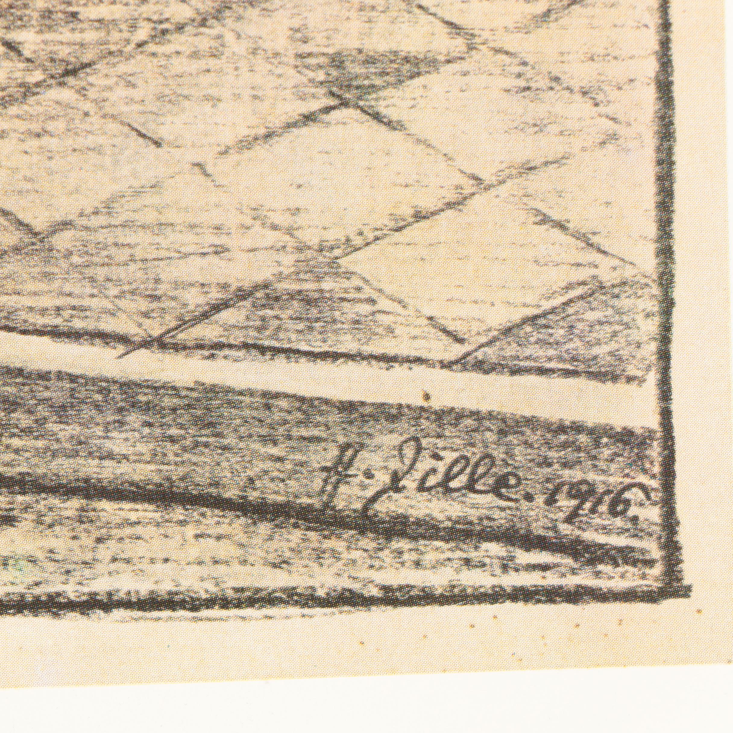 Offset Lithographic Reproduction Prints Featuring "New Yorker Magazine" Cover