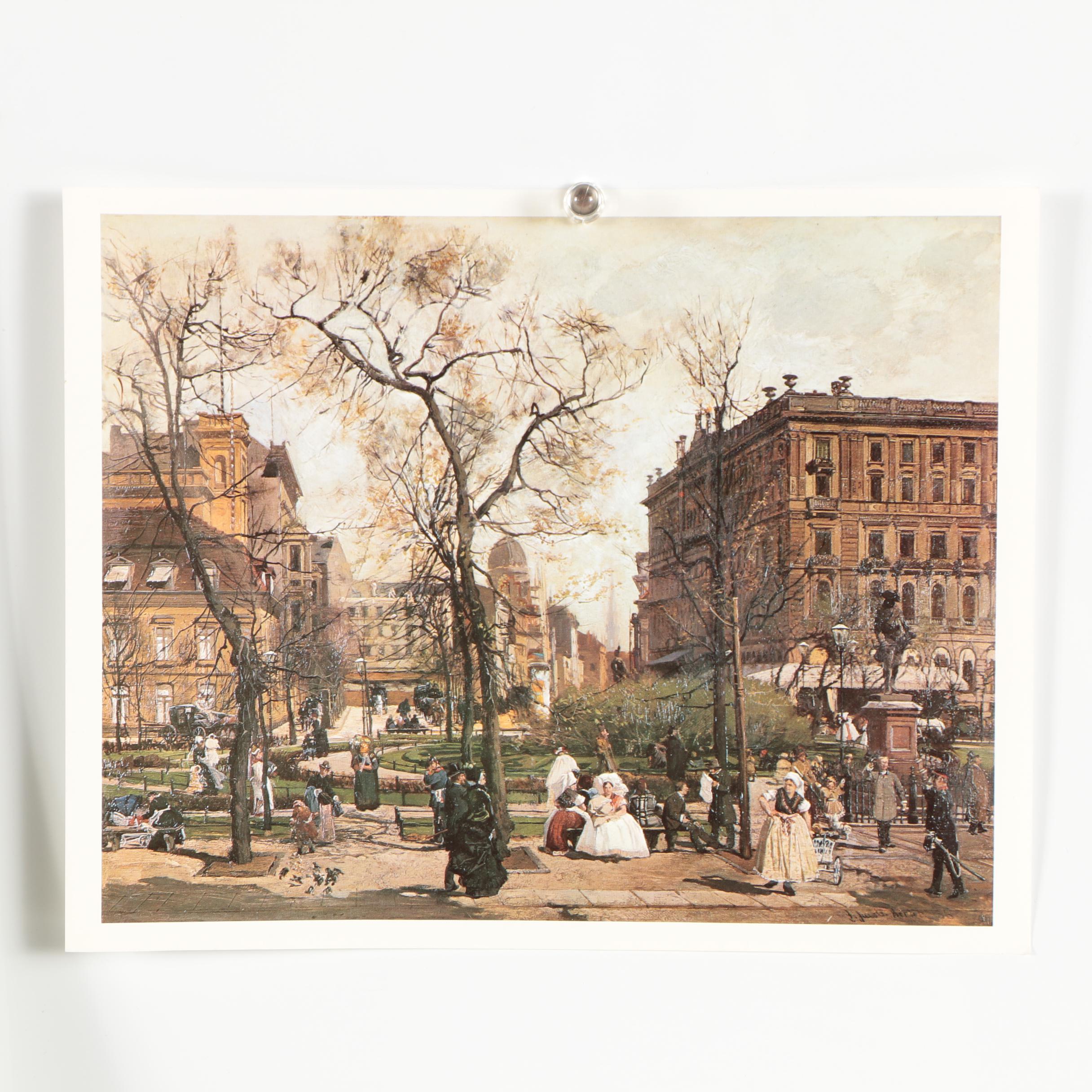 Offset Lithographic Reproduction Prints Featuring "New Yorker Magazine" Cover