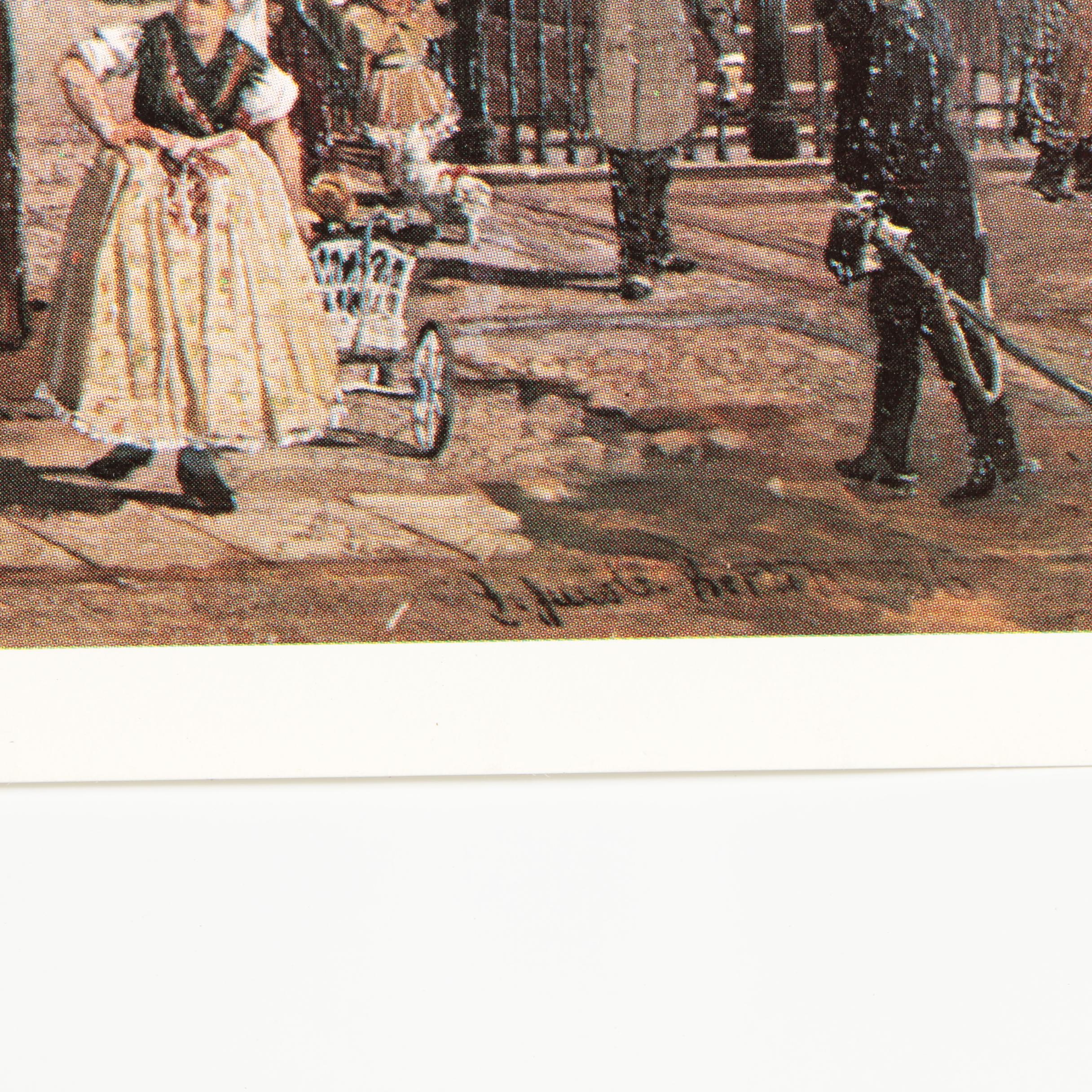 Offset Lithographic Reproduction Prints Featuring "New Yorker Magazine" Cover