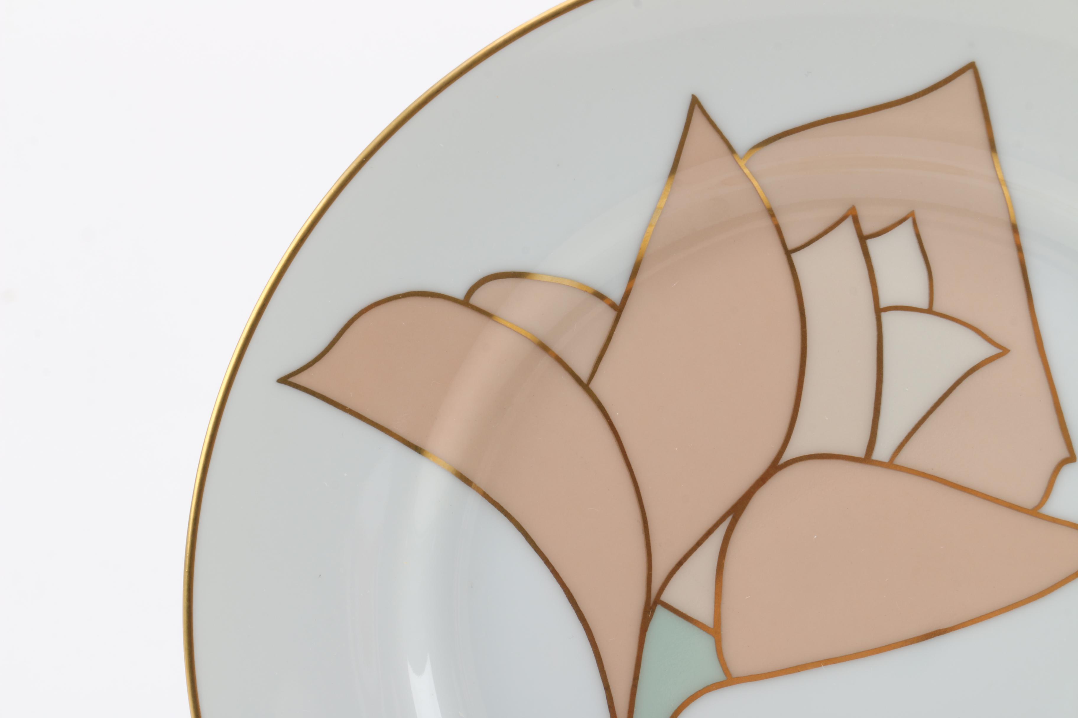 Vintage Fitz and Floyd "Fleur De Paris" Dessert Service