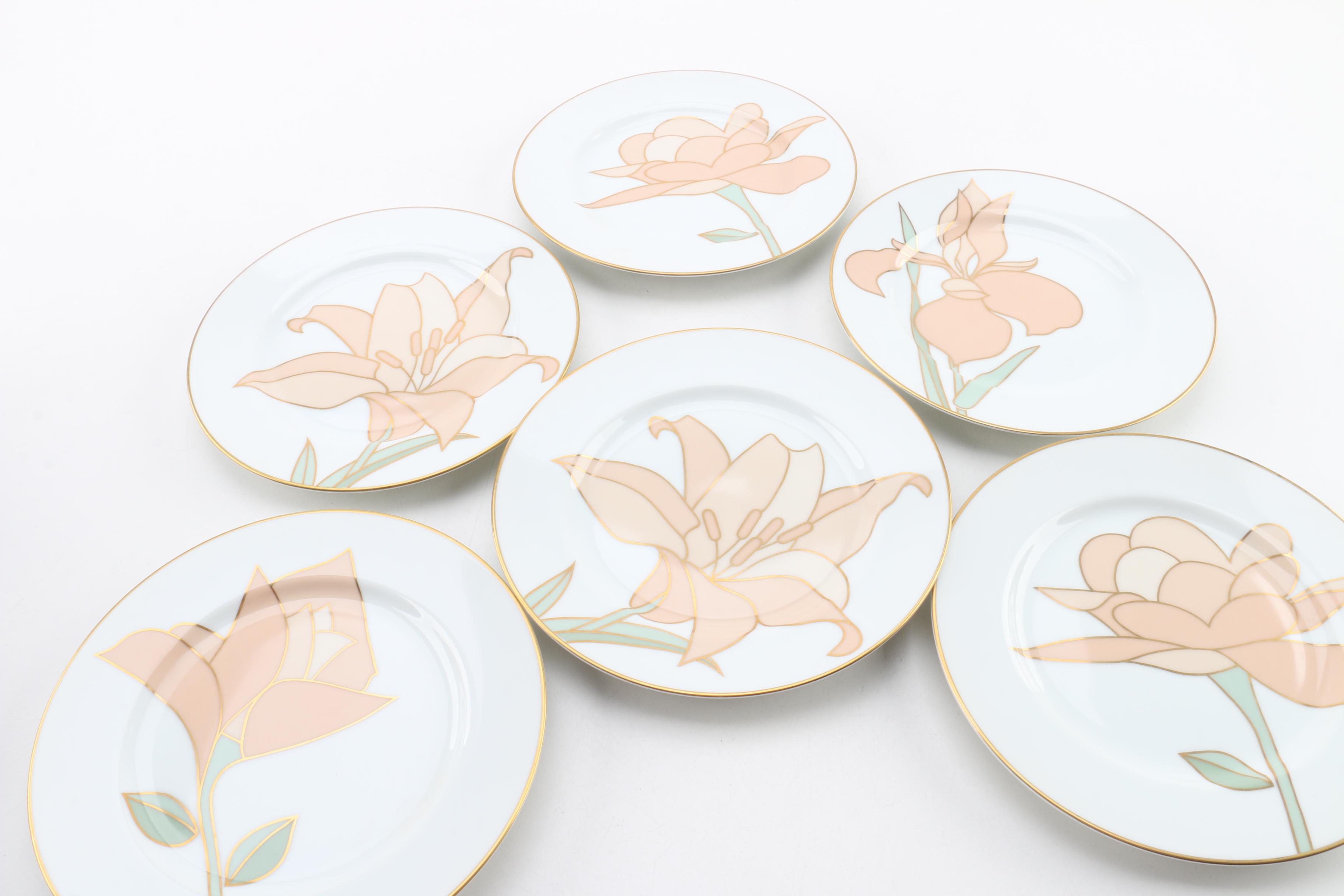 Vintage Fitz and Floyd "Fleur De Paris" Dessert Service