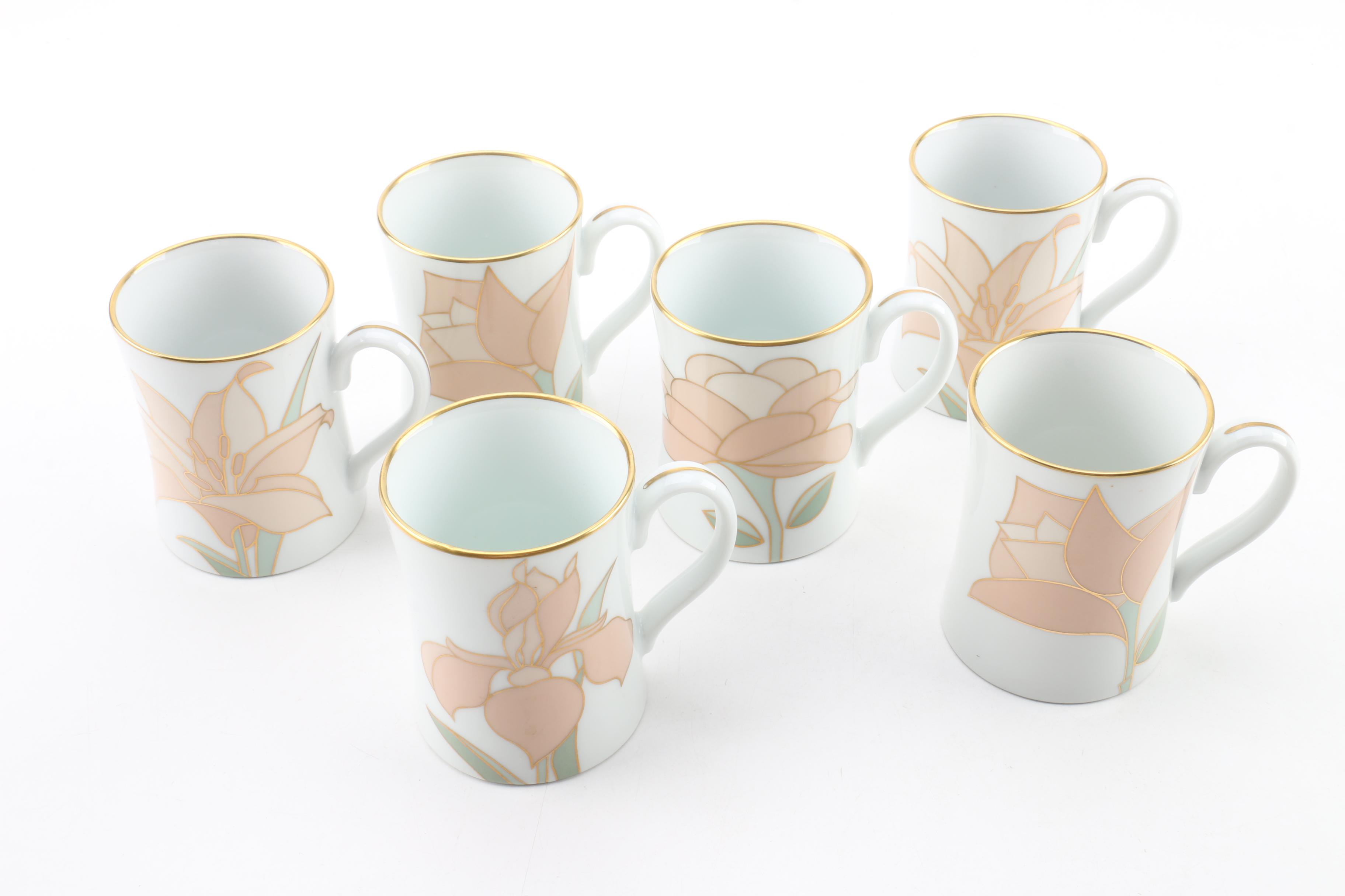 Vintage Fitz and Floyd "Fleur De Paris" Dessert Service