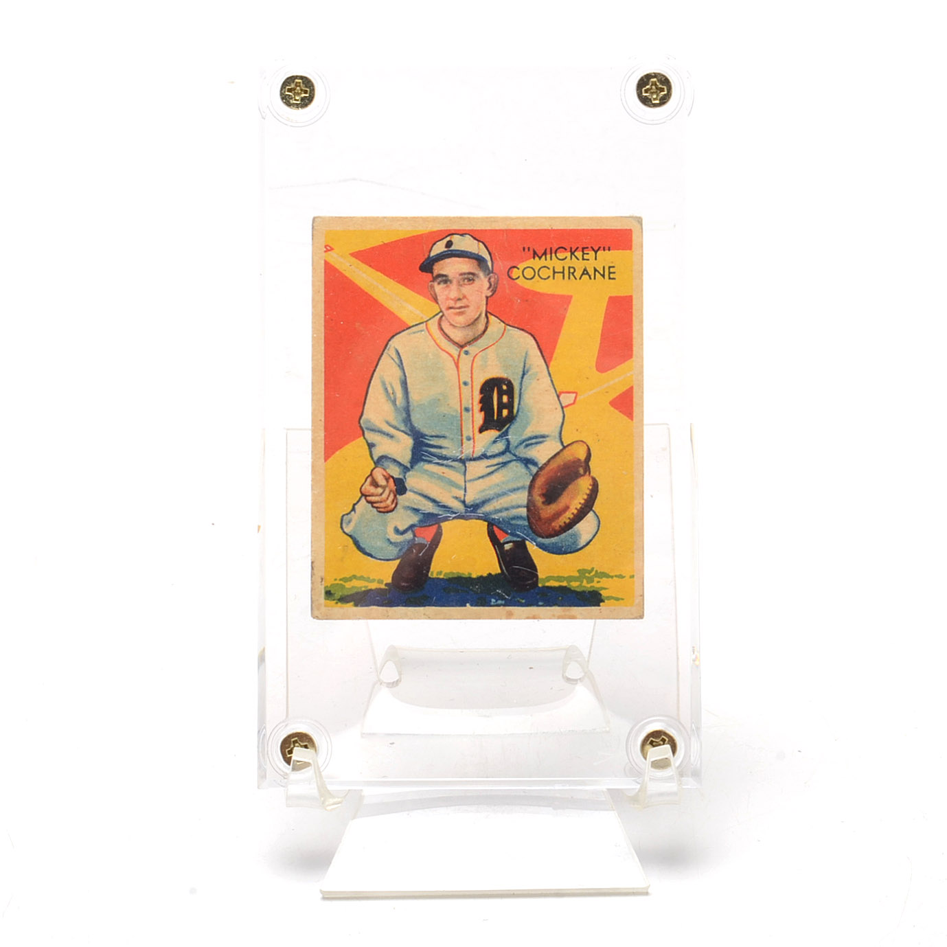 1934 Mickey Cochrane Diamond Stars Baseball Card