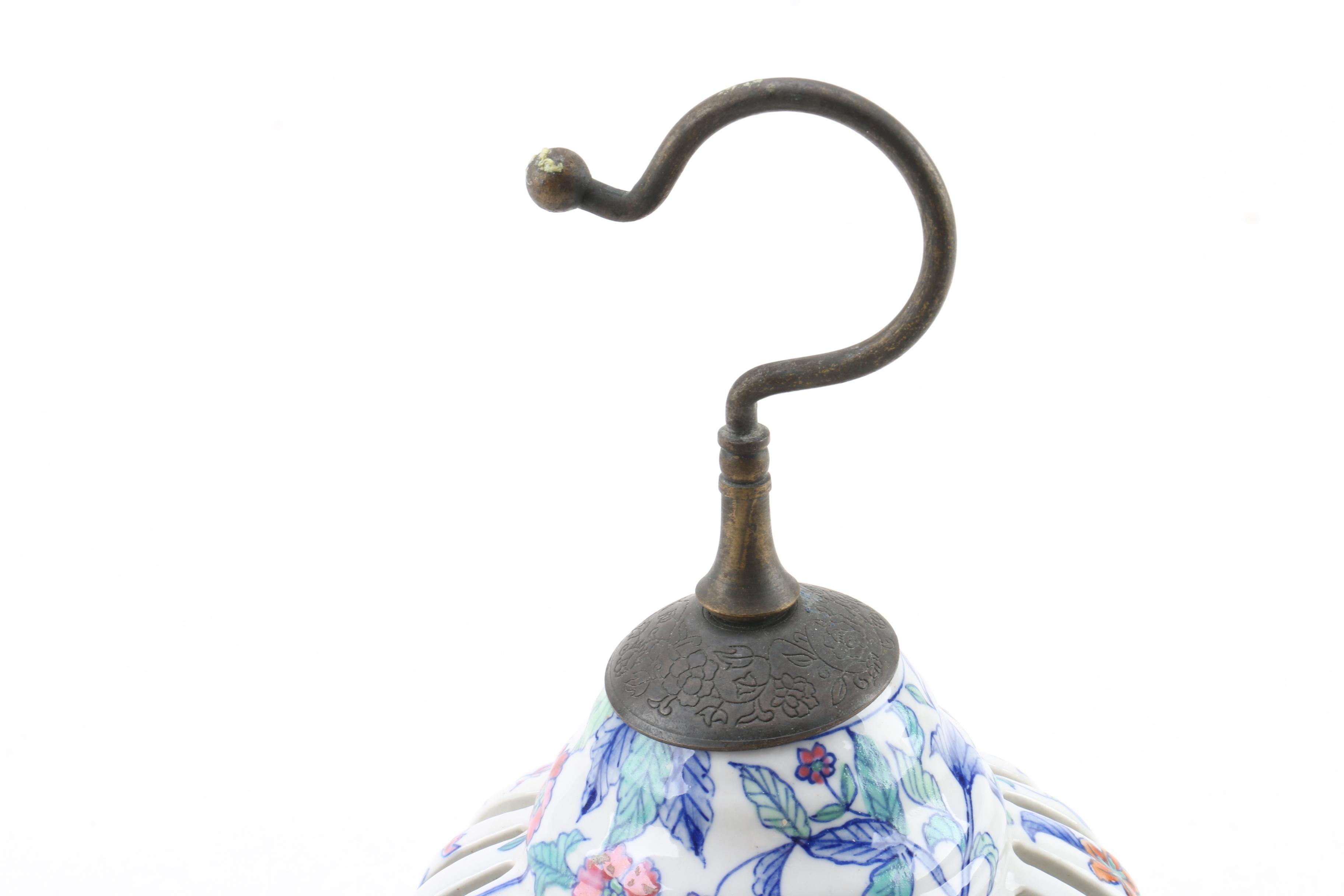 Hanging Ceramic Candleholder